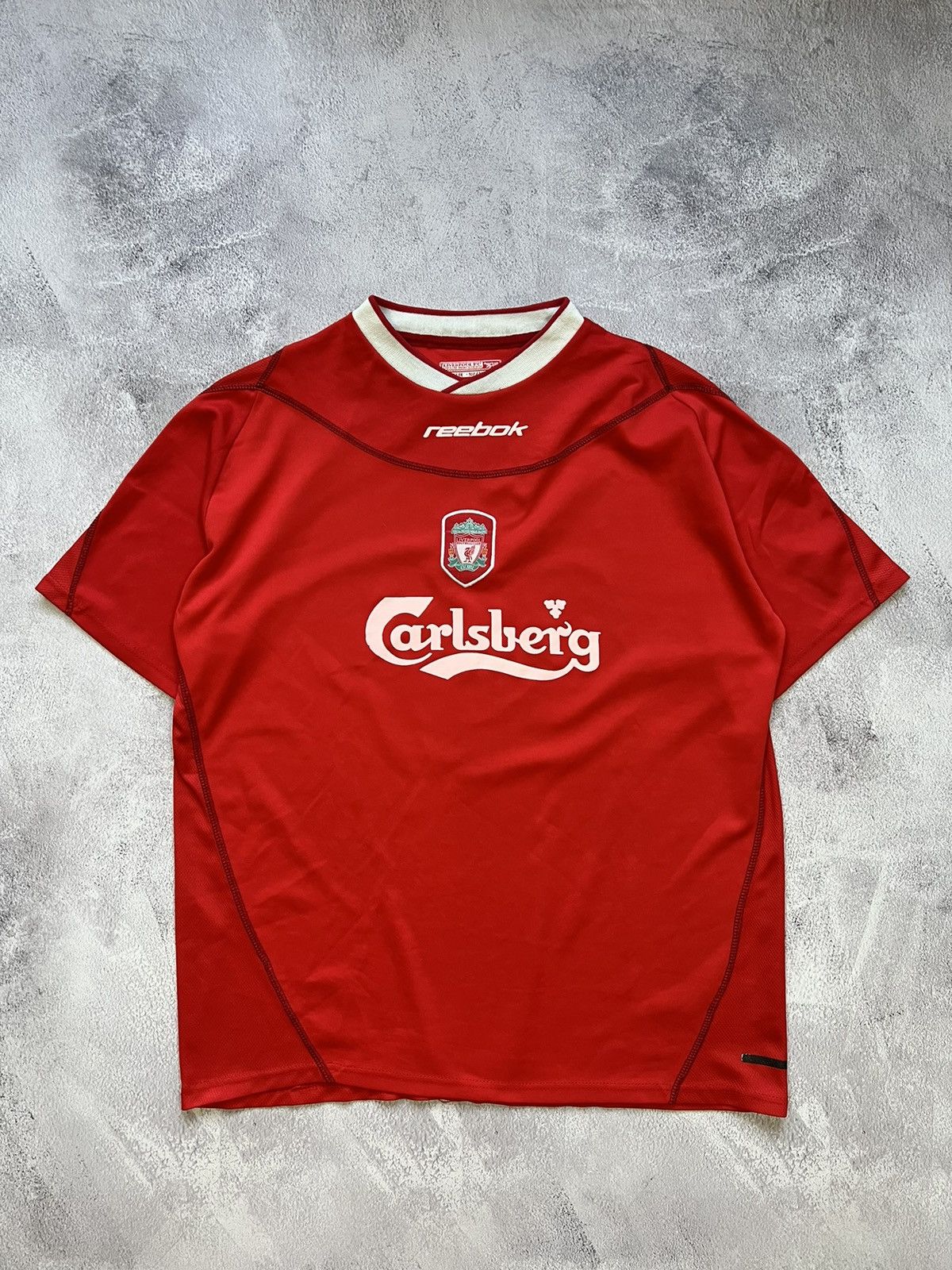 Vintage Vintage Reebok Liverpool 2002/04 home Football Jersey Size US L / EU 52-54 / 3 - 1 Thumbnail