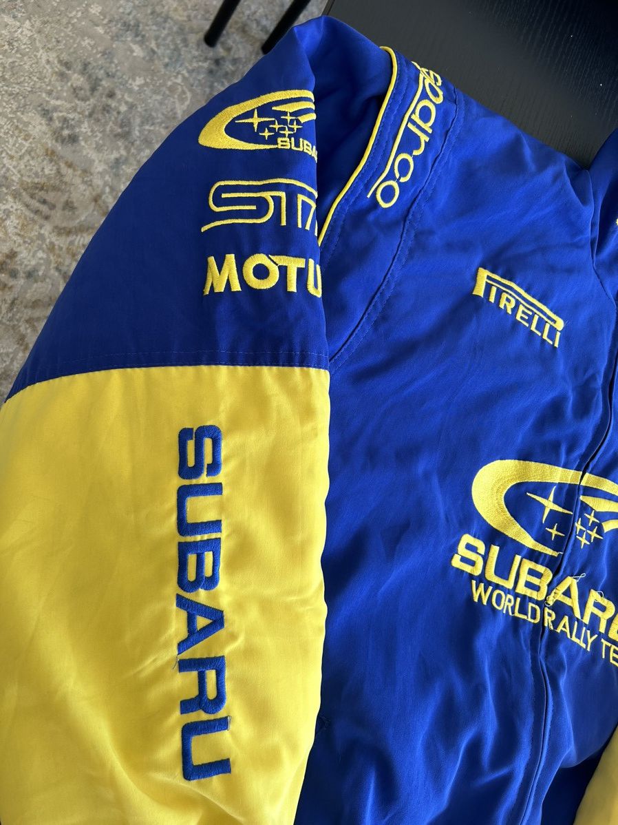 Vintage Subaru Motorsport Racing Jacket Size US XXL / EU 58 / 5 - 3 Thumbnail