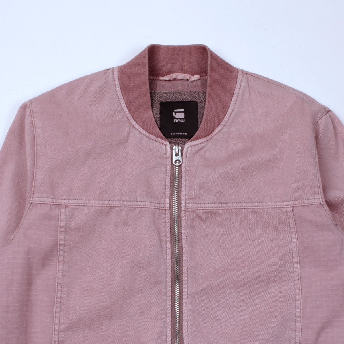 Designer × G-Star G-STAR RAW Chopper Slim Garment Dyed Pink Bomber Size XS / US 0-2 / IT 36-38 - 9 Thumbnail