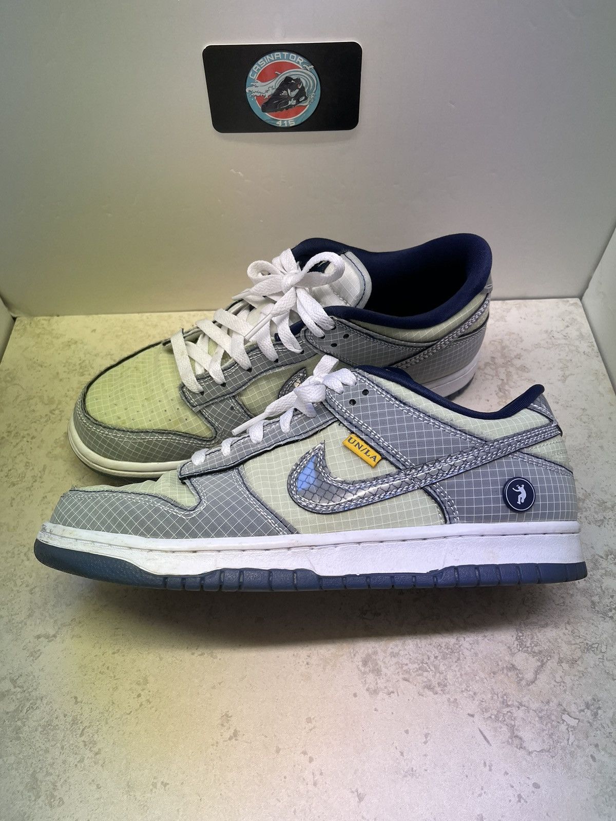 Union LA Size 8.5 - Nike Dunk Low x Union LA Marine /Midnight Navy Size US 8.5 / EU 41-42 - 1 Thumbnail
