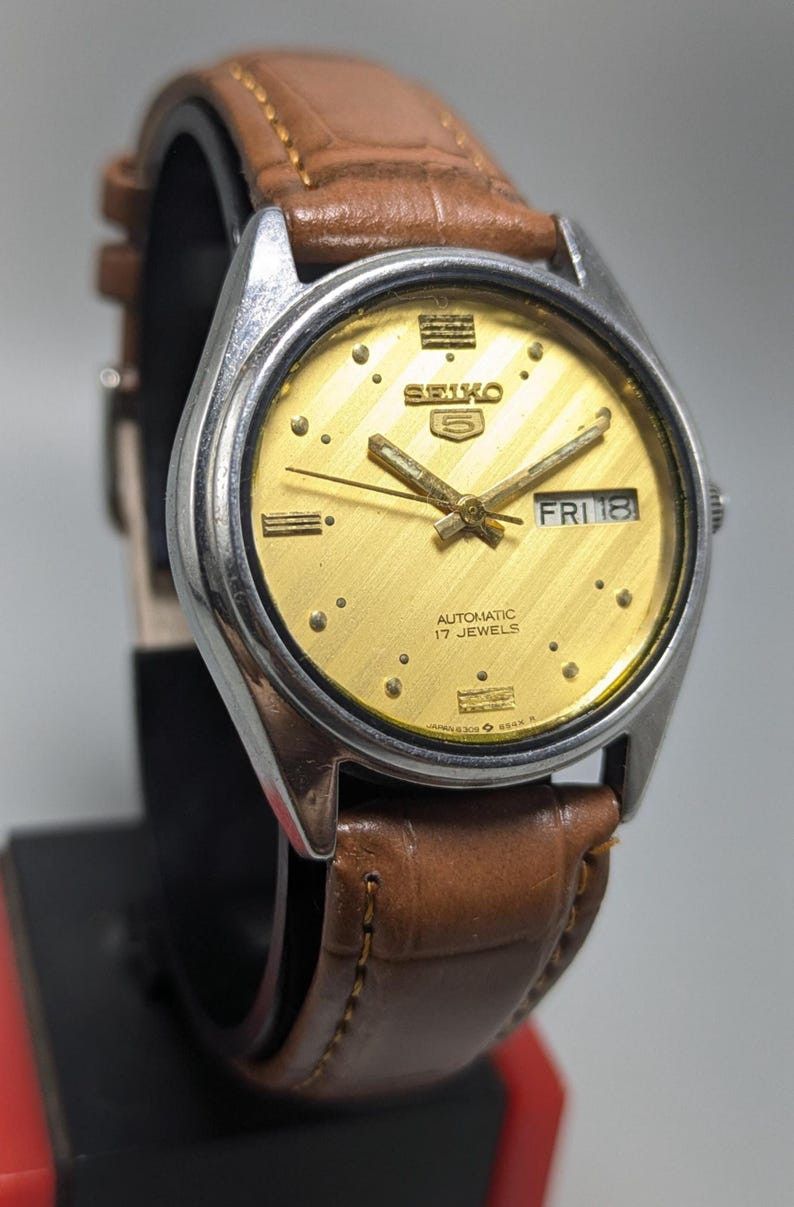 Seiko Rare Vintage Seiko 5 Automatic Day Date Movement No Size ONE SIZE - 3 Thumbnail