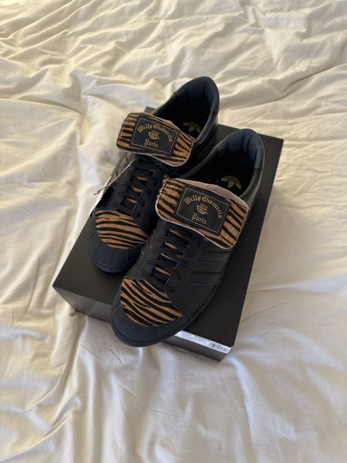 Adidas × Willy Chavarria ADIDAS WILLY CHAVARRIA PARIS JABBAR SNEAKER TIGER PRINT Size US 13 / EU 46 - 1 Thumbnail