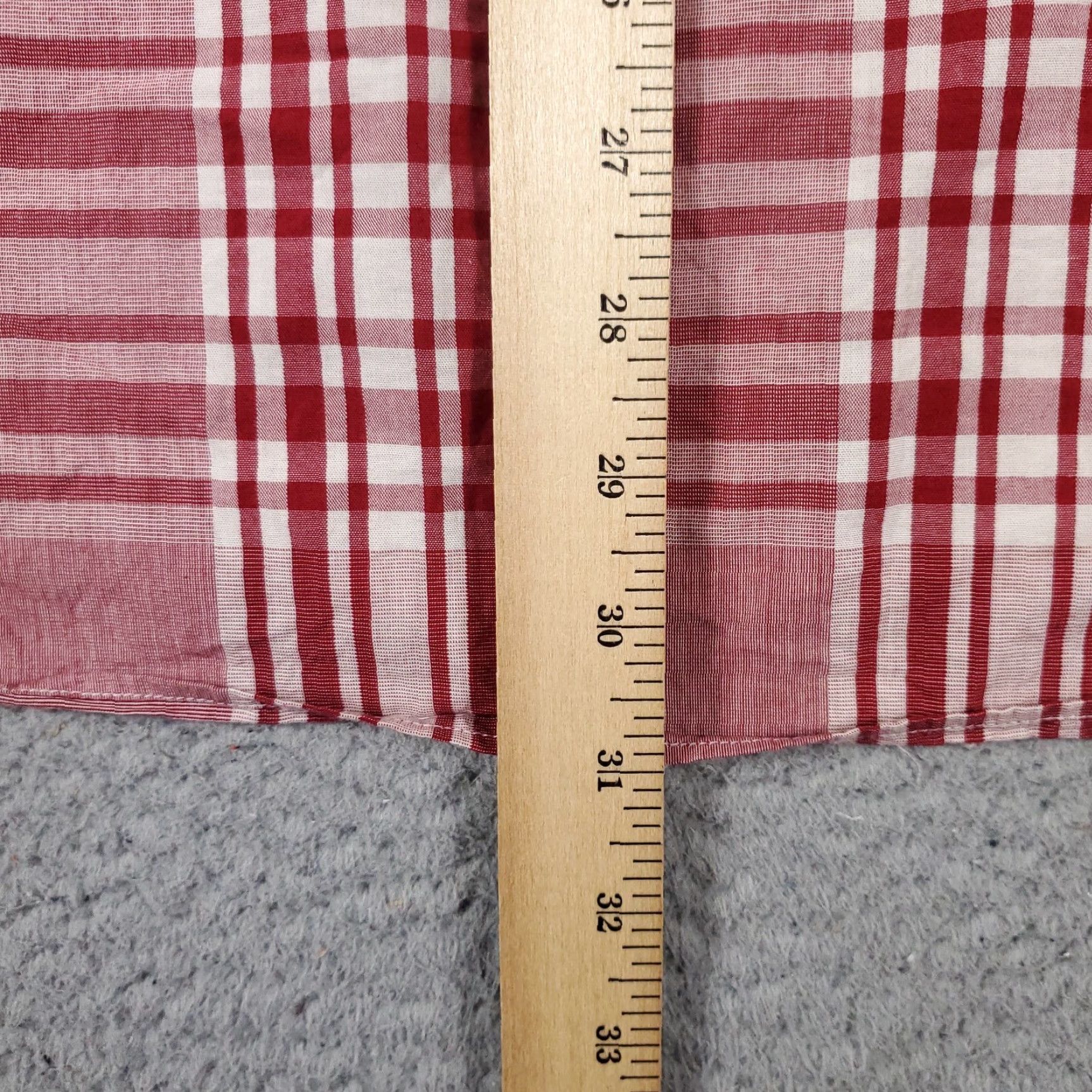 Nautica Nautica Plaid Button-Up Shirt Mens XL Short Sleeve Red Casual Modern Size US XL / EU 56 / 4 - 5 Thumbnail