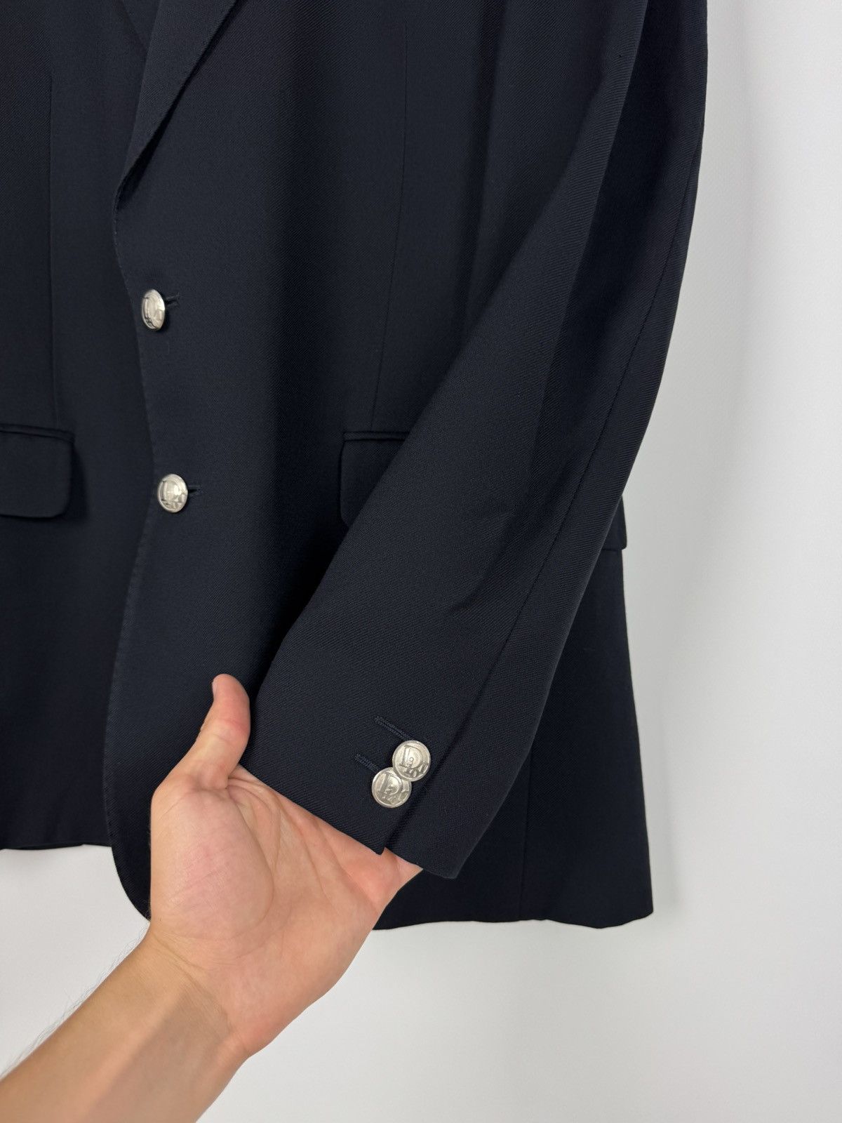 Christian Dior Monsieur 1990’s Vintage Christian Dior Monsieur Wool Blazer Size 42L - 7 Thumbnail
