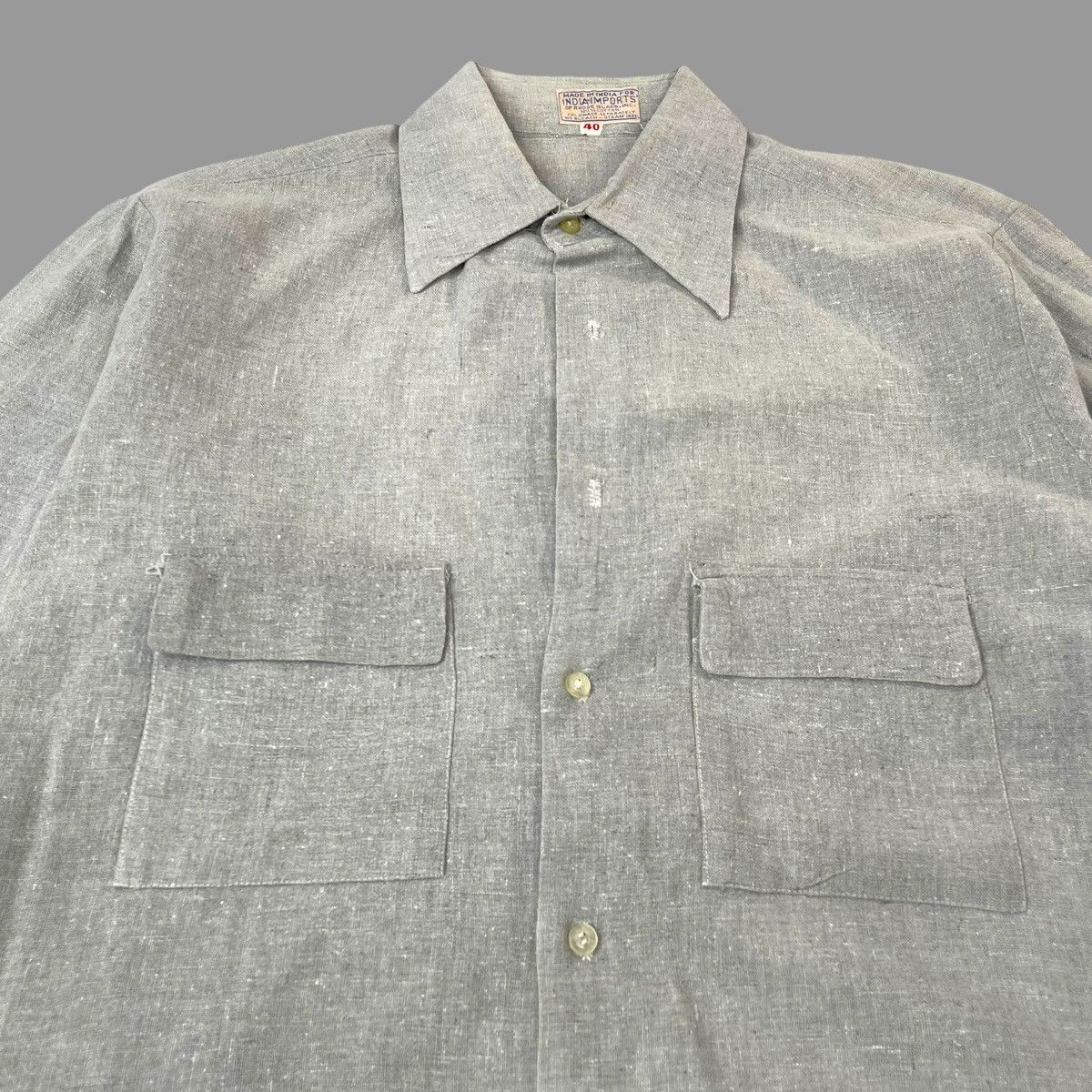 Vintage Vintage 1950s Ricky style button up shirt Size US L / EU 52-54 / 3 - 5 Thumbnail