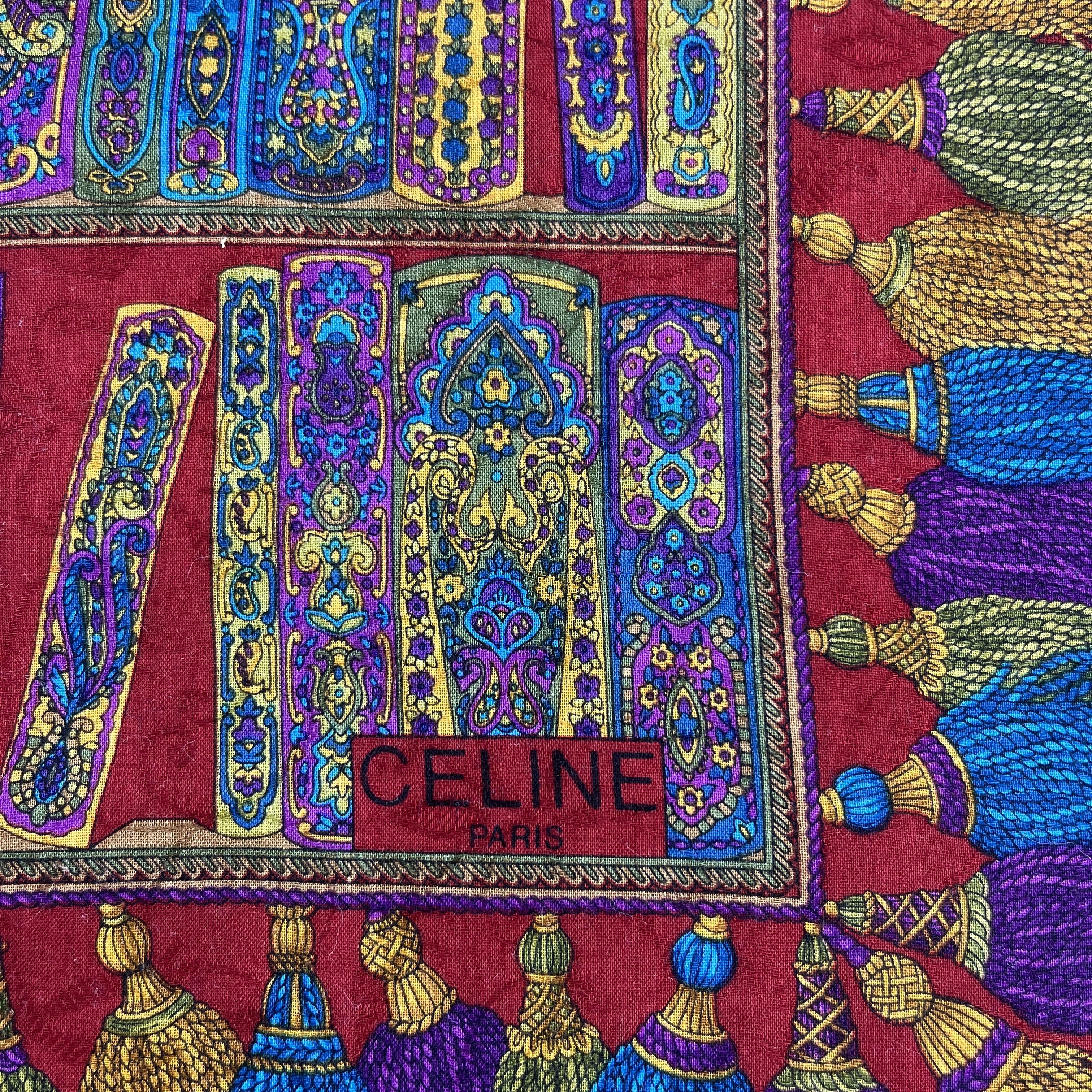 Vintage Celine Handkerchief / Bandana / Neckerchief B115 Size ONE SIZE - 2 Thumbnail