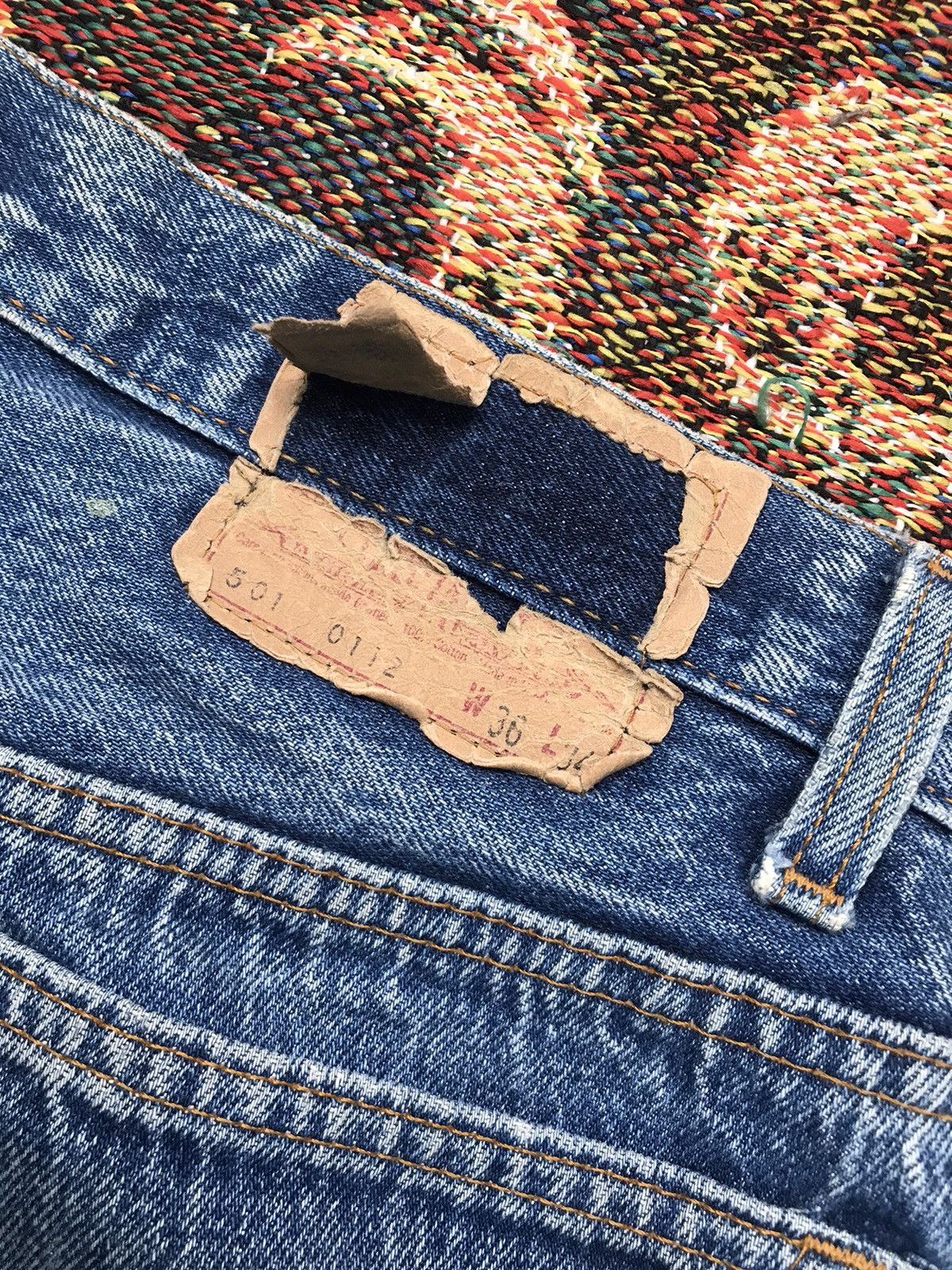 Levi's Vintage Levi’s reworked 501 denim Size US 36 / EU 52 - 17 Thumbnail