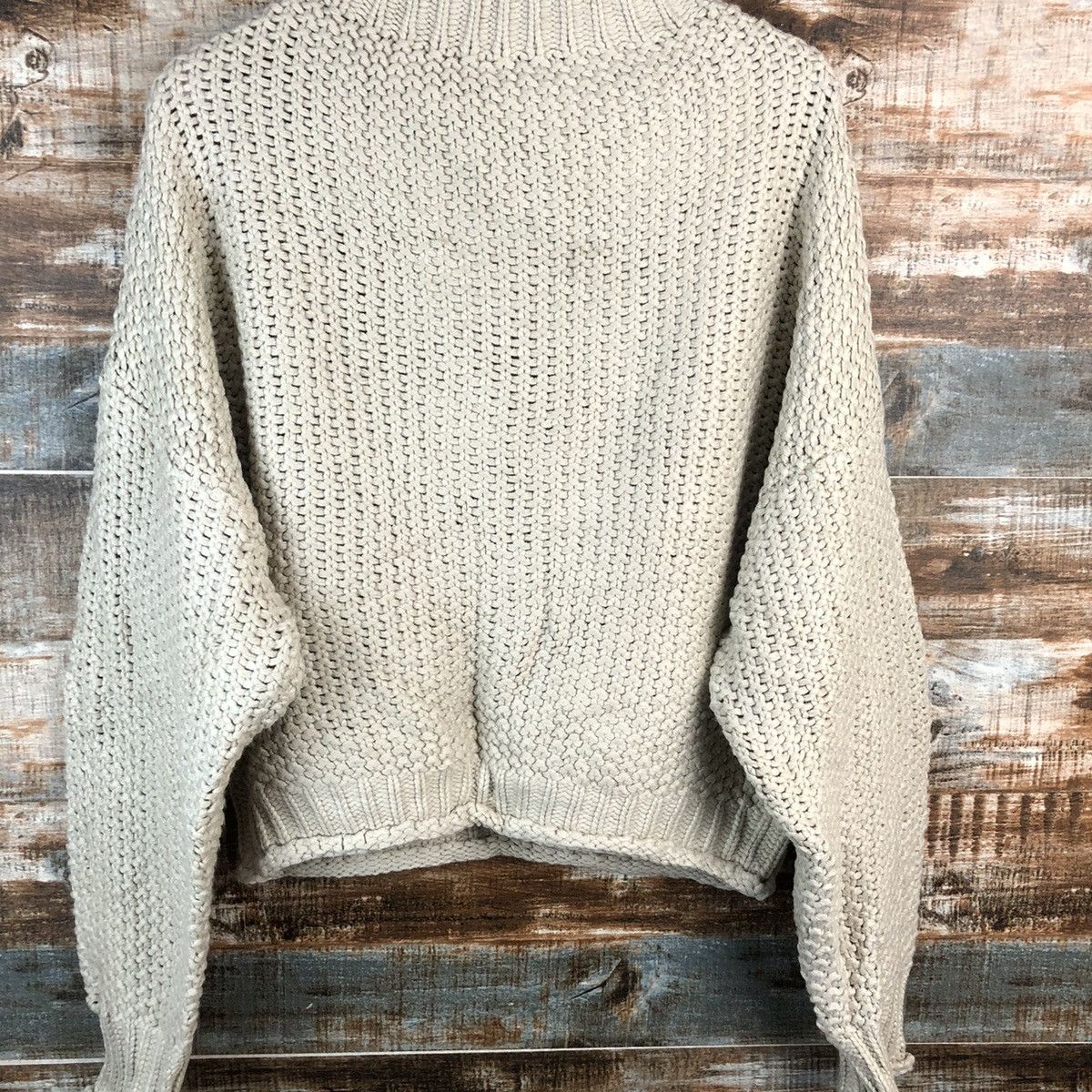 Aran Isles Knitwear La Hemme Turtle Neck cable crochet Knitwear #A2488 Size US M / EU 48-50 / 2 - 14 Thumbnail