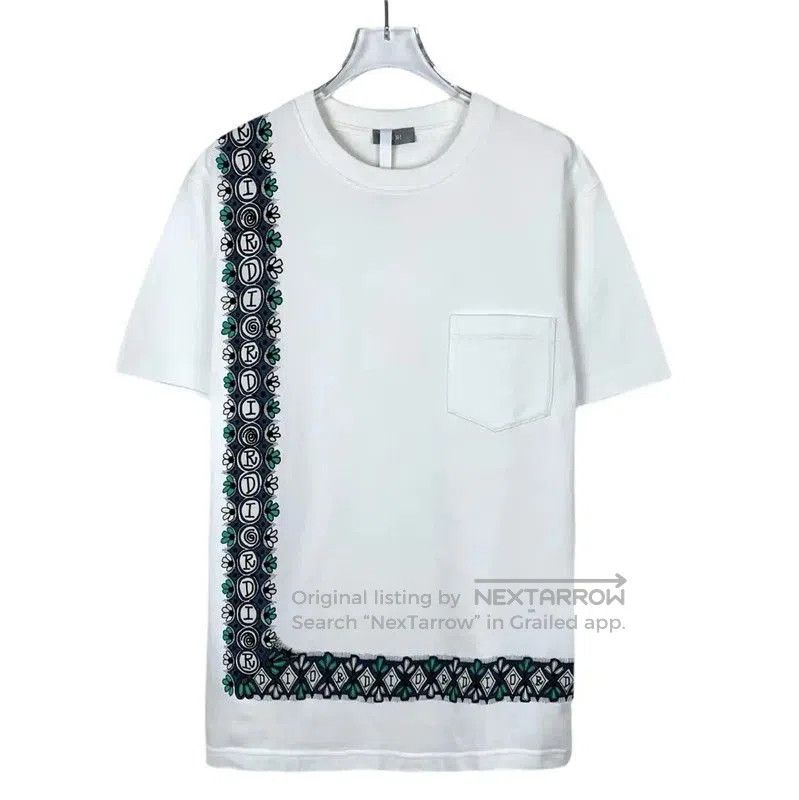 Dior Dior Men's White Cotton T-Shirt . Size US S / EU 44-46 / 1 - 1 Thumbnail