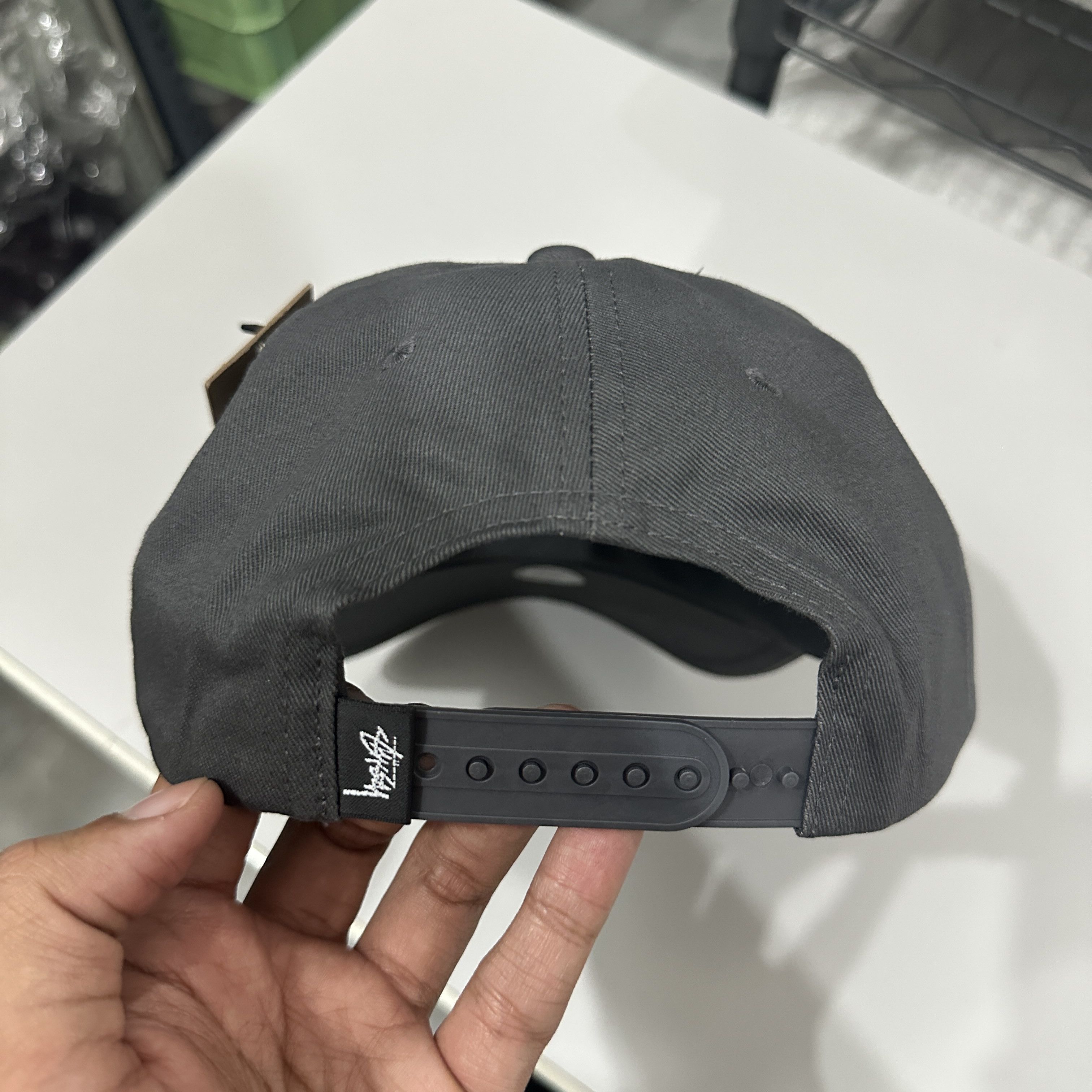 Stussy Stussy cap hat grey Size ONE SIZE - 4 Thumbnail