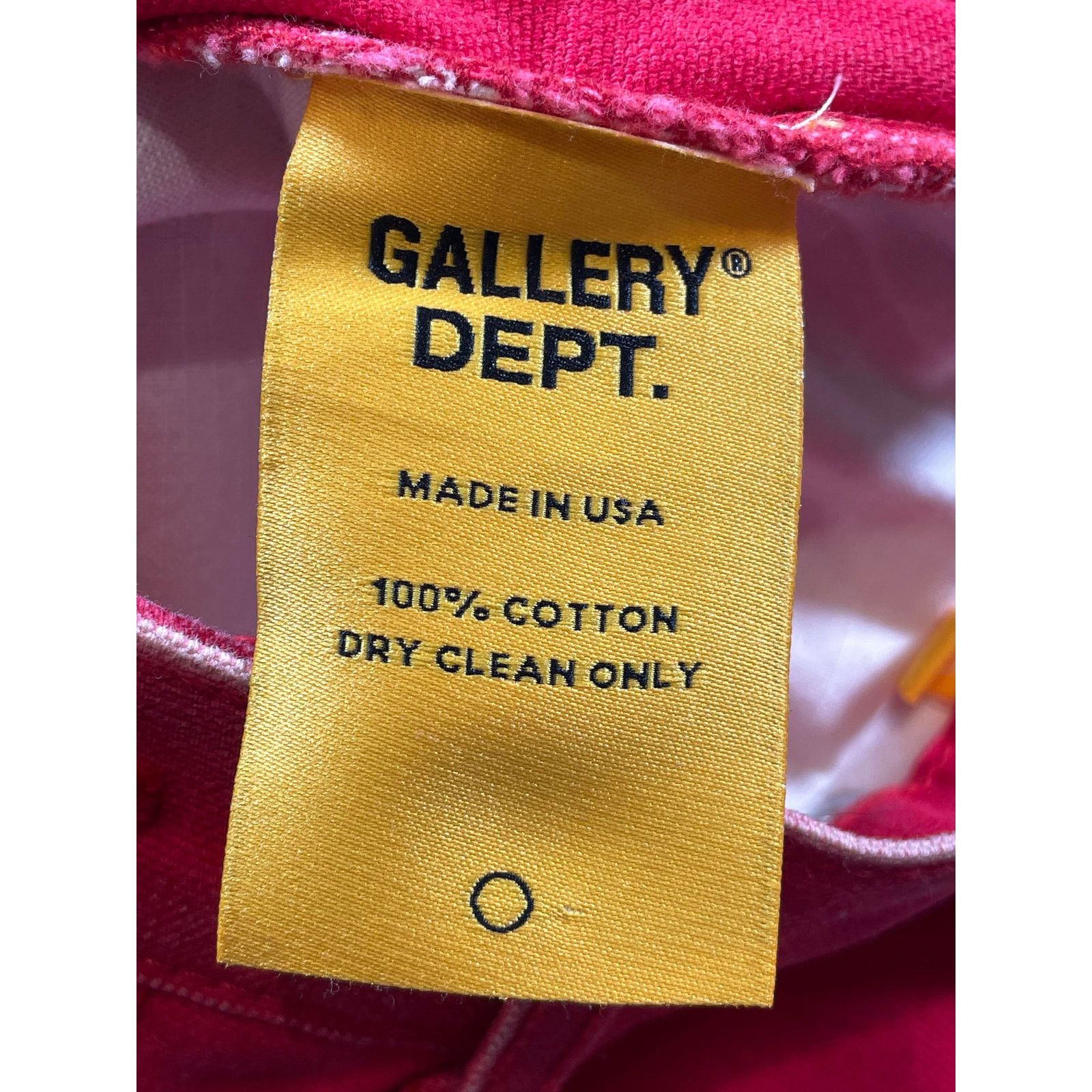 Gallery Dept. Gallery Dept Carpenter Paint Splatter Red Jean Shorts Size US 30 / EU 46 - 4 Thumbnail