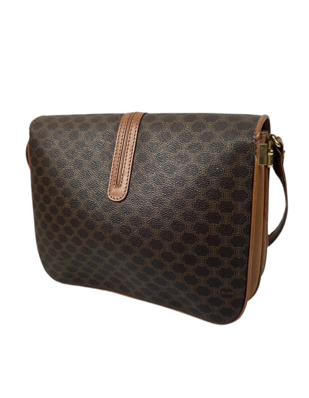 Celine Celine Macadam Leather Crossbody Bag Size ONE SIZE - 2 Thumbnail