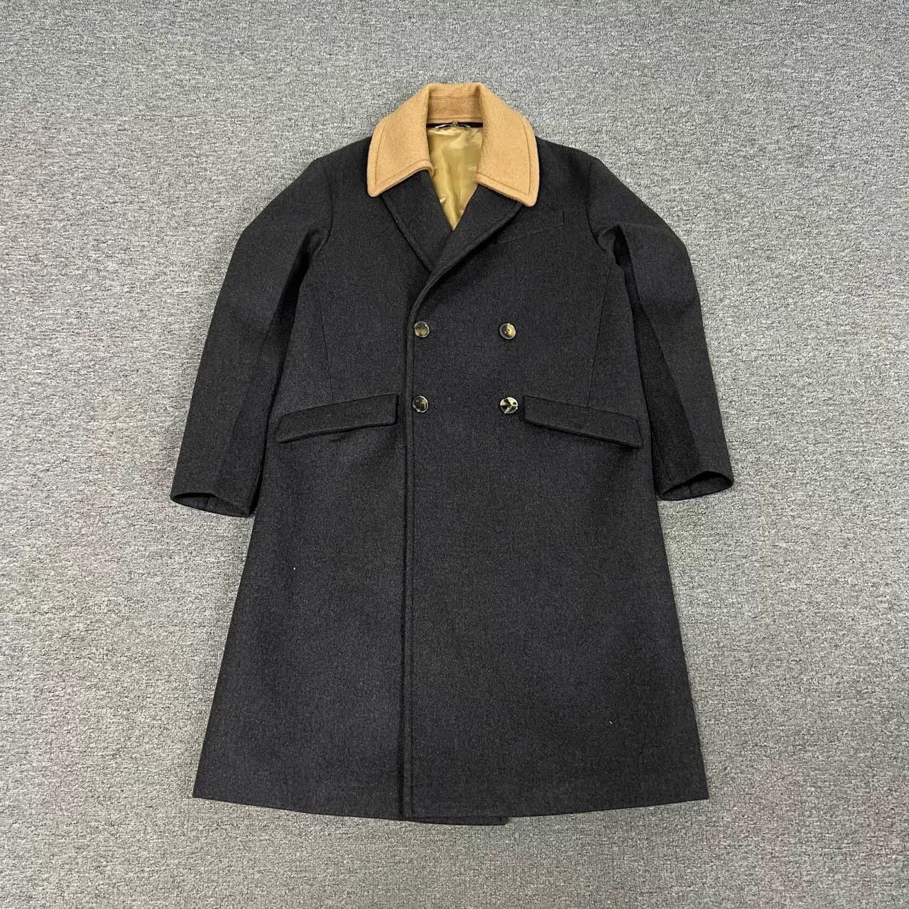 Valentino Valentino Double-Breasted Lapel Wool Coat Size US S / EU 44-46 / 1 - 1 Thumbnail