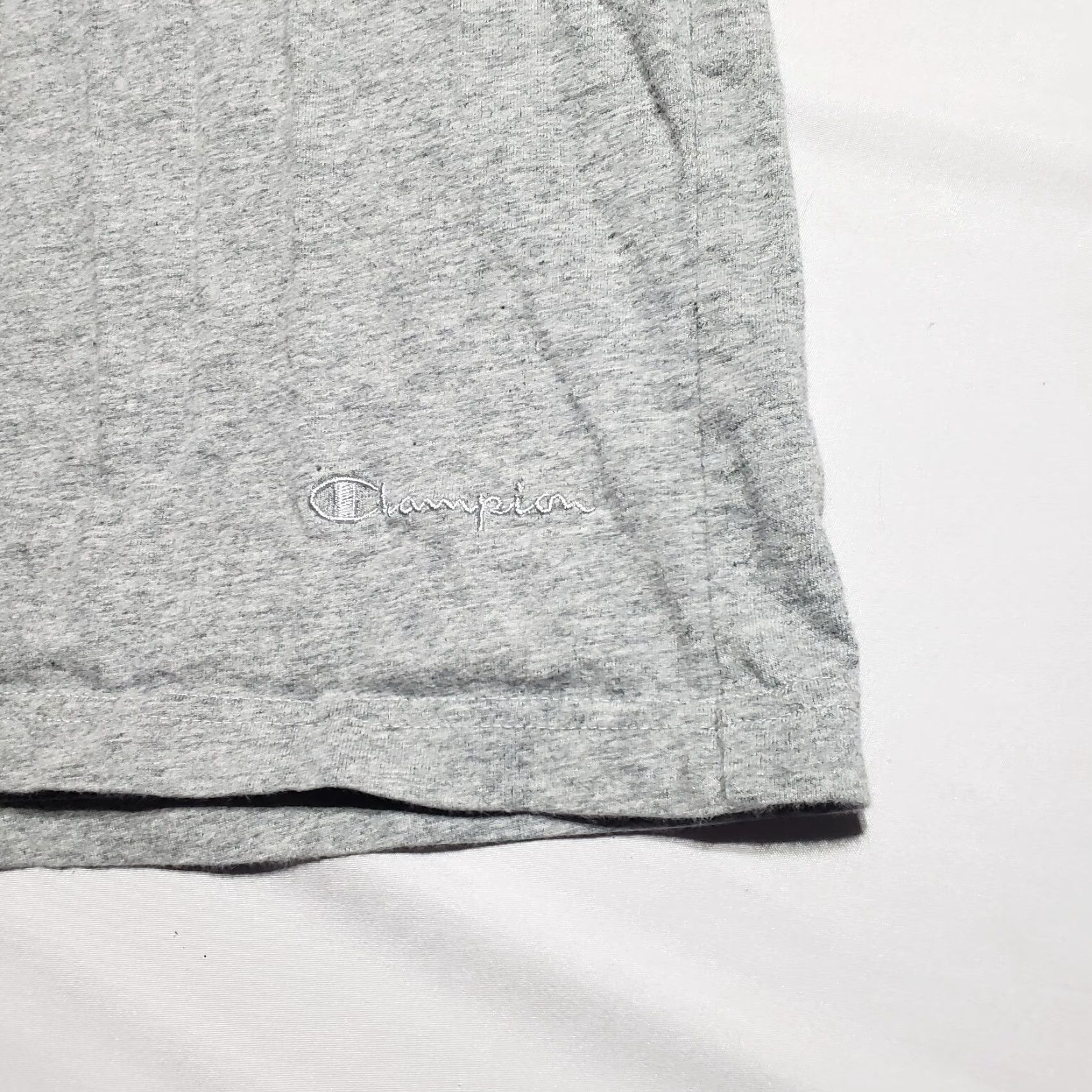 Champion Champion Solid Gray Tee T-Shirt Short Sleeve Crew Neck Adult Women's Size XL Size XL / US 12-14 / IT 48-50 - 2 Thumbnail
