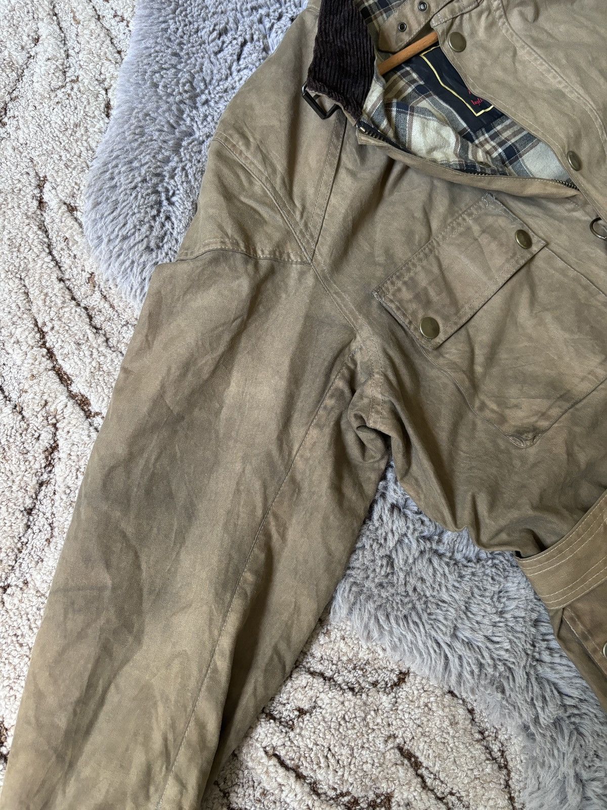 Belstaff × Vintage Belstaff jacket Vintage Gold Label Wax parka Size US XXL / EU 58 / 5 - 16 Thumbnail