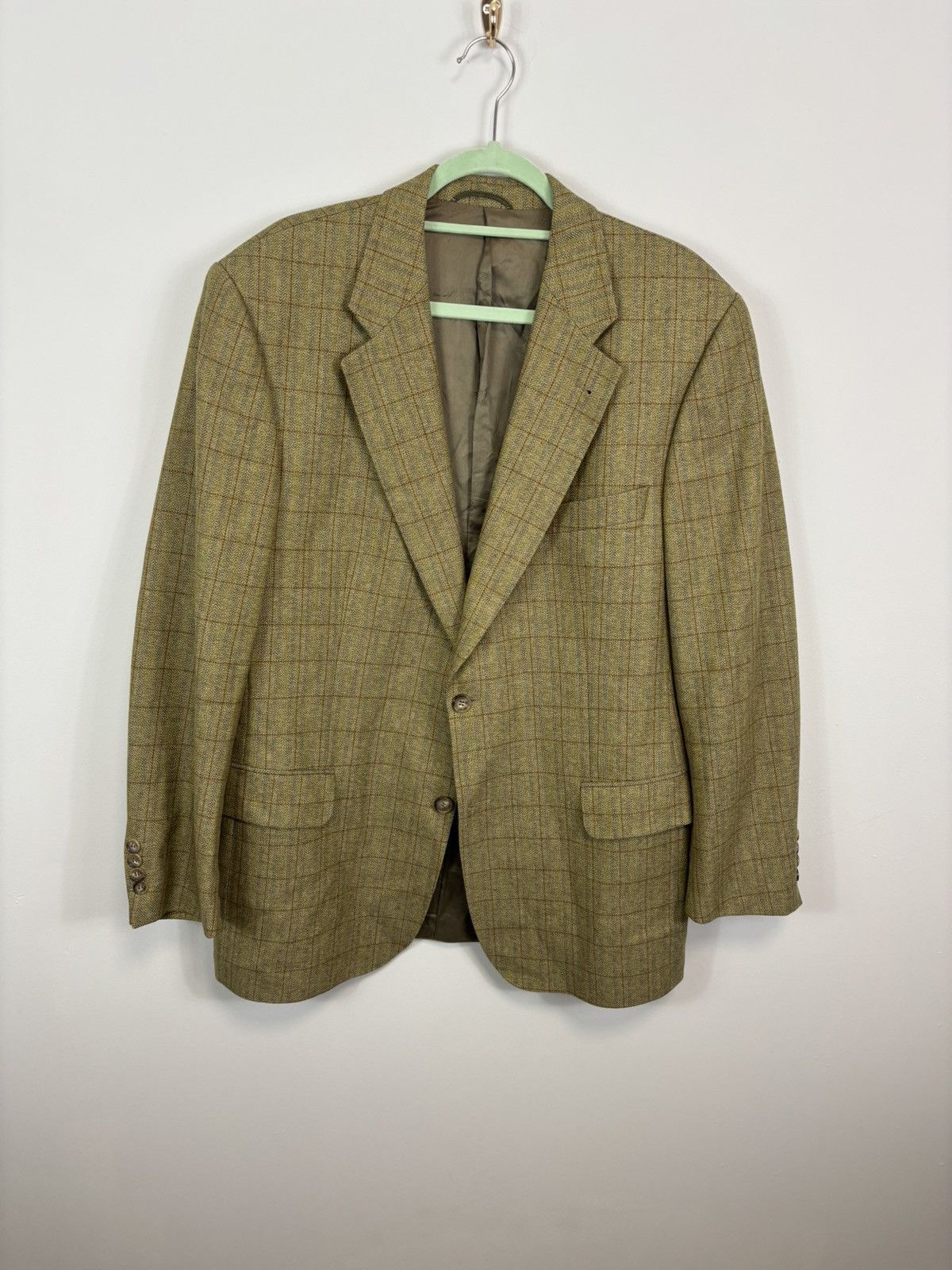 Burberry Vintage wool Burberry Blazer checkered Size 52R - 1 Thumbnail