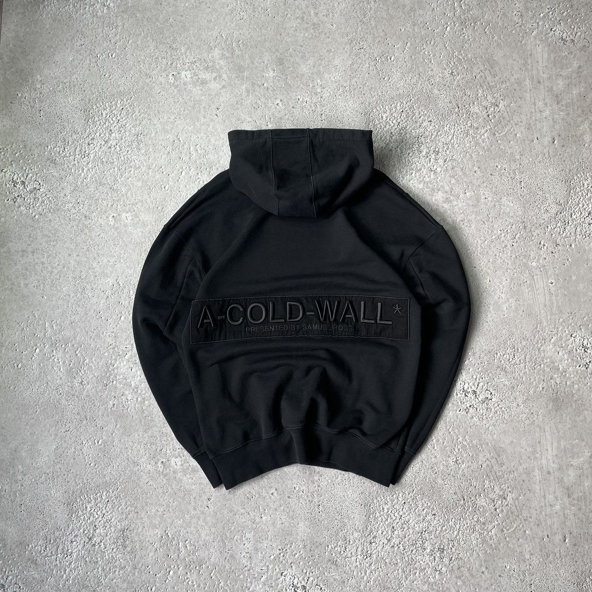 A-COLD-WALL* A Cold Wall Embroidered Big Logo Black Hoodie Size US S / EU 44-46 / 1 - 1 Thumbnail
