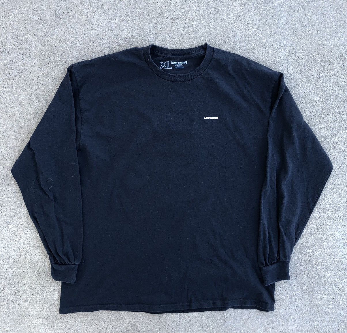 image of G59 Records x Lxrdknows Emotional City Suicide Center Long Sleeve Tee XL in Black, Men's