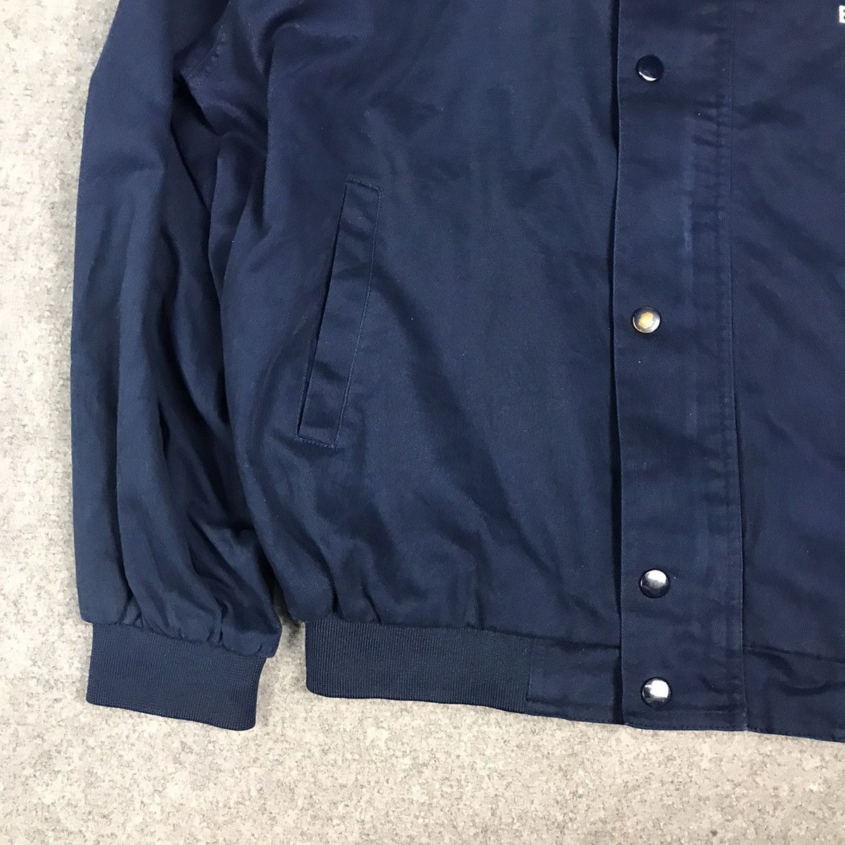 Japanese Brand BOSCH JAPAN DESIGN WORK JACKET COTTON ZIPPER JACKET Size US L / EU 52-54 / 3 - 7 Thumbnail