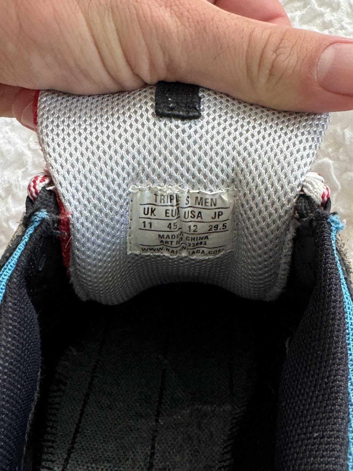 Balenciaga Triple S Grey Red Blue Menswear