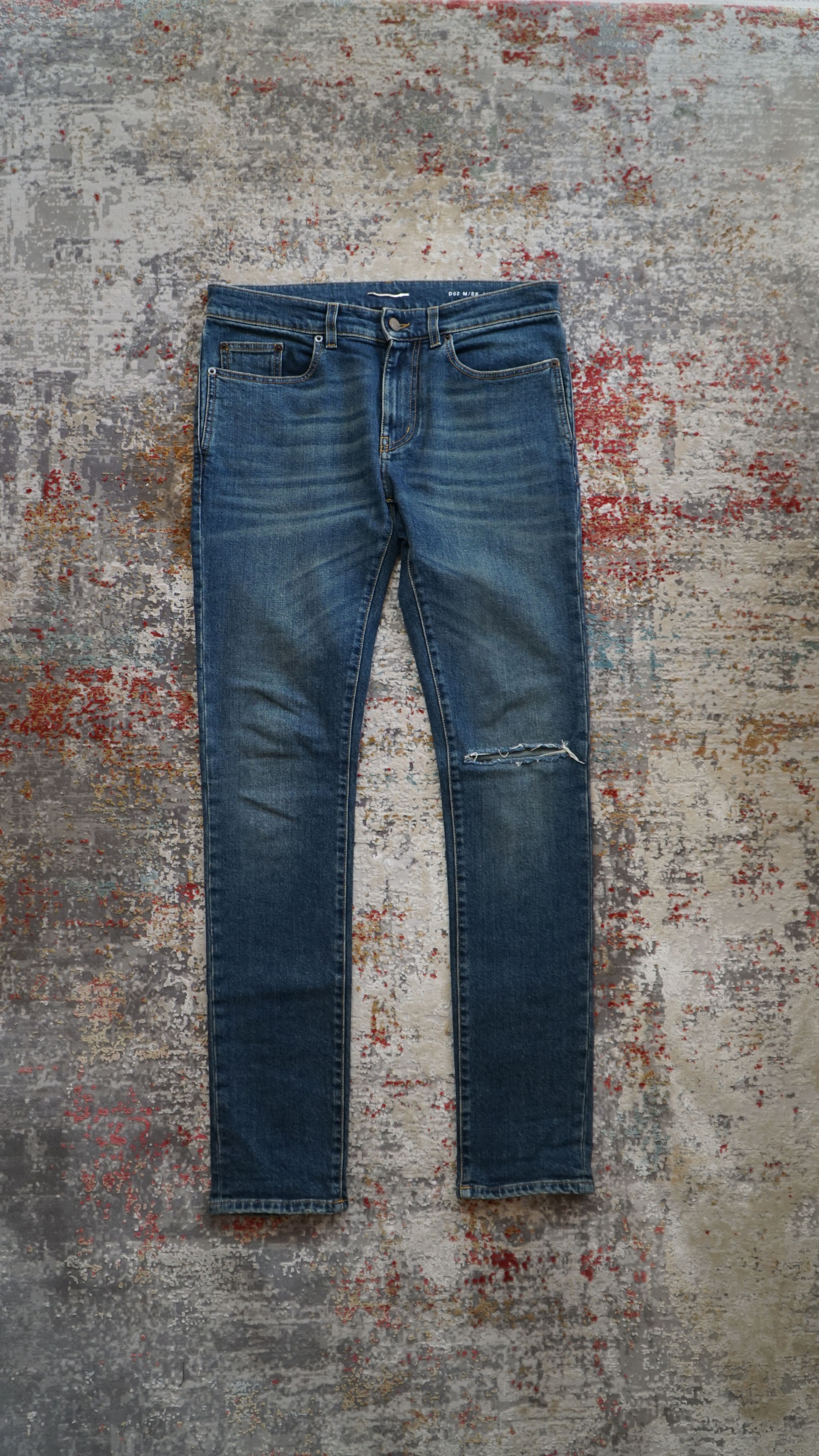 Saint Laurent Paris Saint Laurent D02 dark blue SS19 Size US 30 / EU 46 - 1 Thumbnail