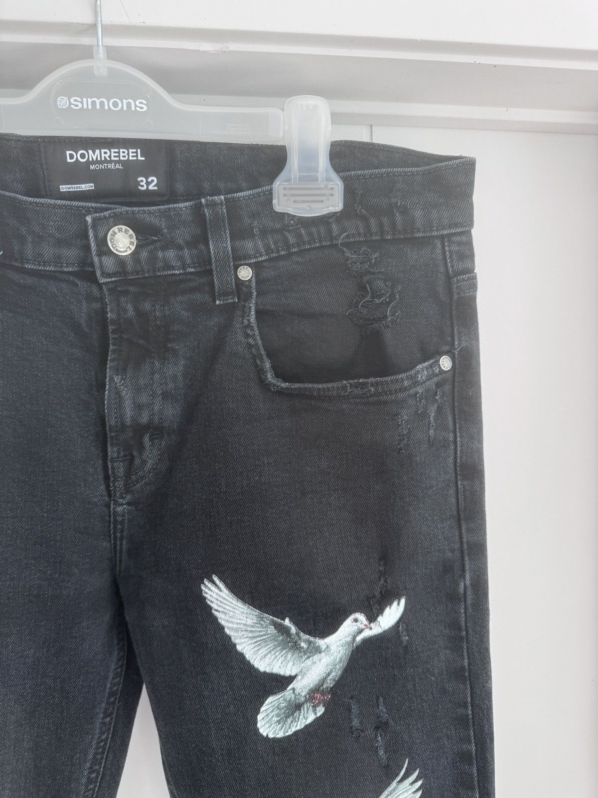DOMREBEL Dom Rebel “Doves” Denim Size US 32 / EU 48 - 6 Thumbnail