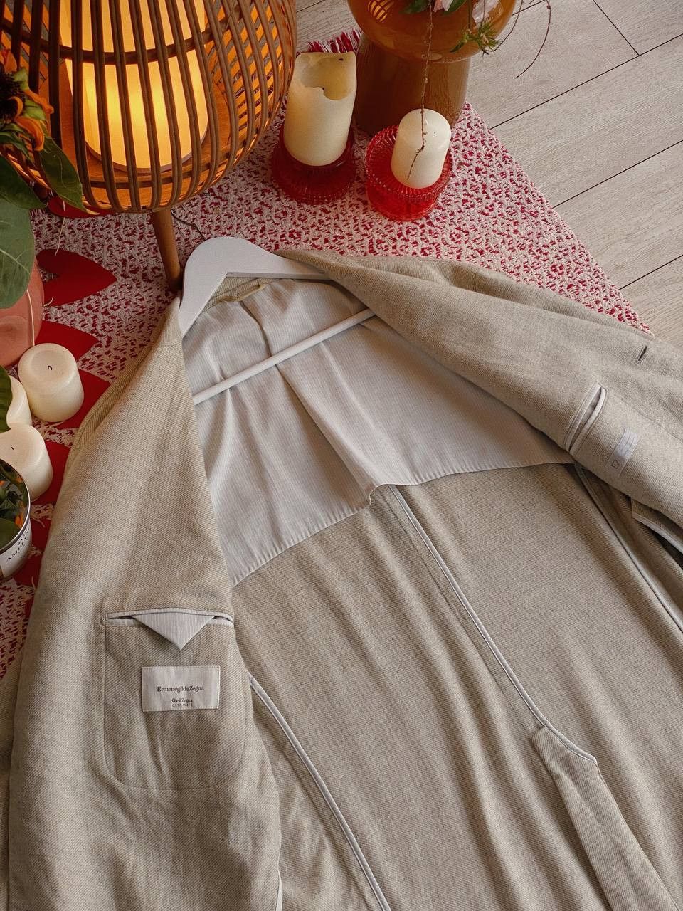 Ermenegildo Zegna Ermenegildo Zegna Oasi Cashmere Blazer 2023 Beige Size 54R - 20 Thumbnail