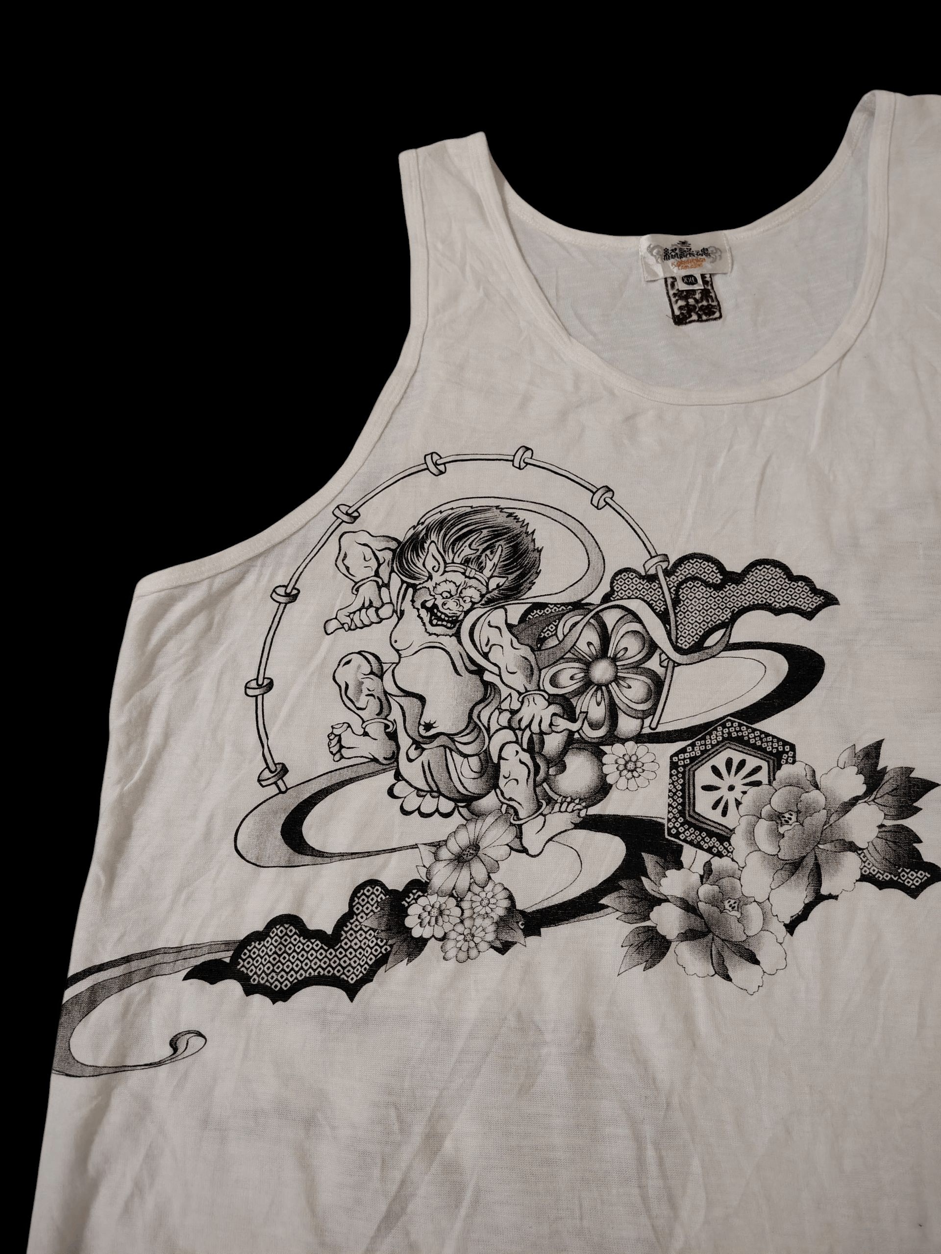 Karakuri Tamashii Karakuri tamashi Embroidered Sleeveless Tank Top Size US XL / EU 56 / 4 - 4 Thumbnail