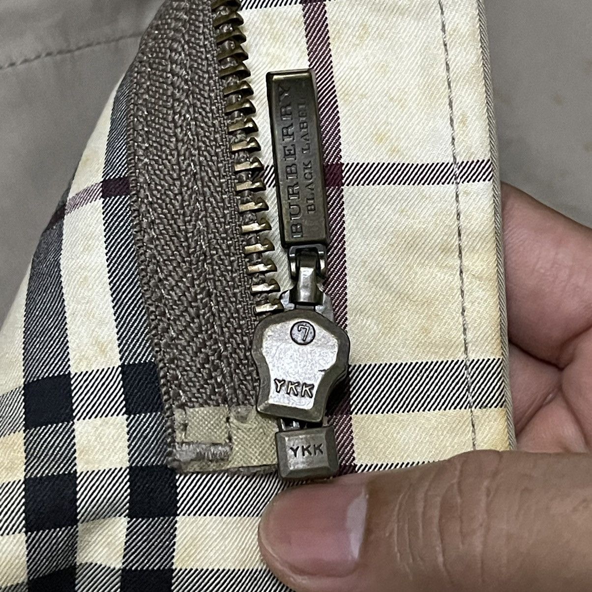 Burberry Vintage Burberry Black Label Nova Check Military Jacket Size US L / EU 52-54 / 3 - 16 Thumbnail