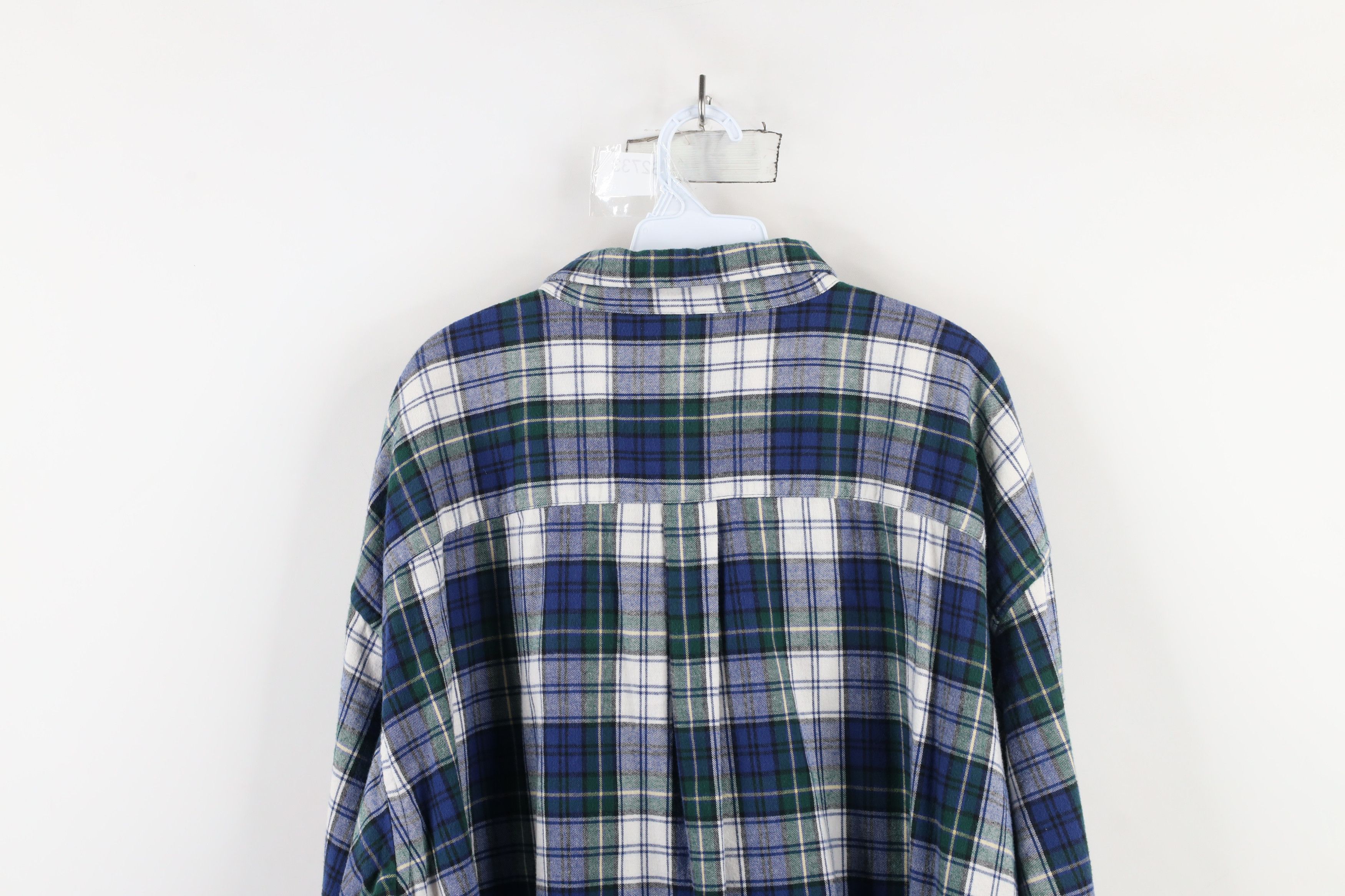 Cabelas × Vintage Vintage 90s Cabelas Flannel Collared Button Down Shirt Plaid Size US XXL / EU 58 / 5 - 10 Thumbnail