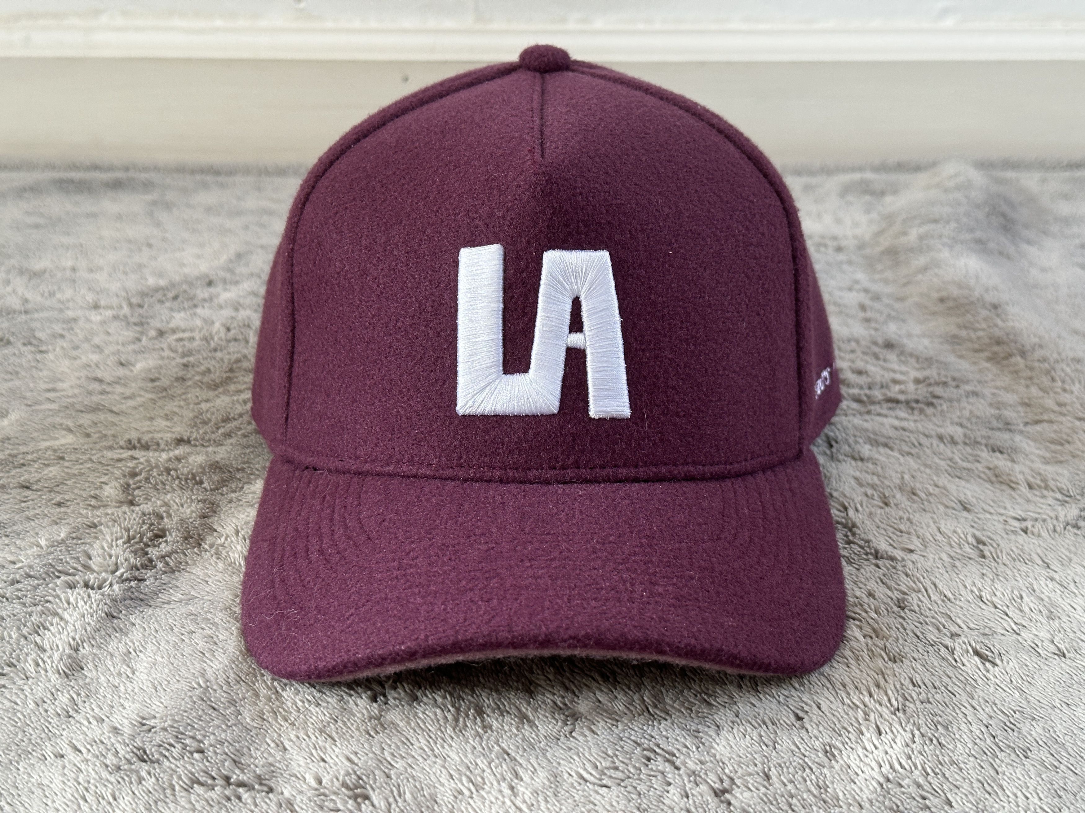 Other FROMFLOWERS The LA Wool Block Hat Perfect Plum Size ONE SIZE - 1 Thumbnail