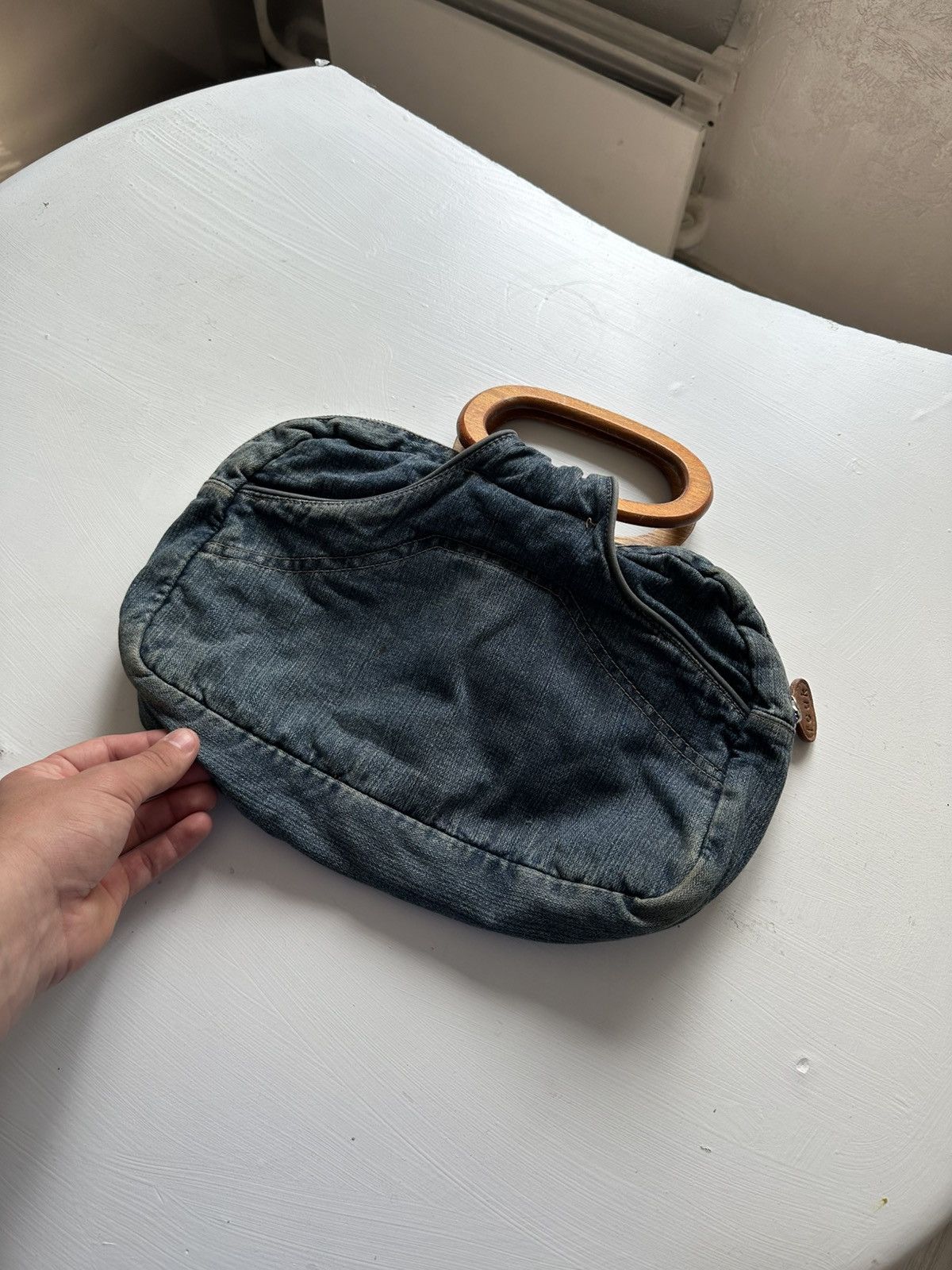 Other Vintage Jeans Button Wooden Handles Bag Retro Band Opium Size ONE SIZE - 6 Thumbnail