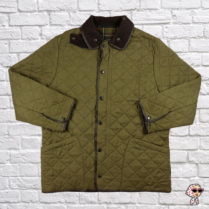 Barbour BARBOUR COVERT WOOL QUILTED JACKET COAT Grailed