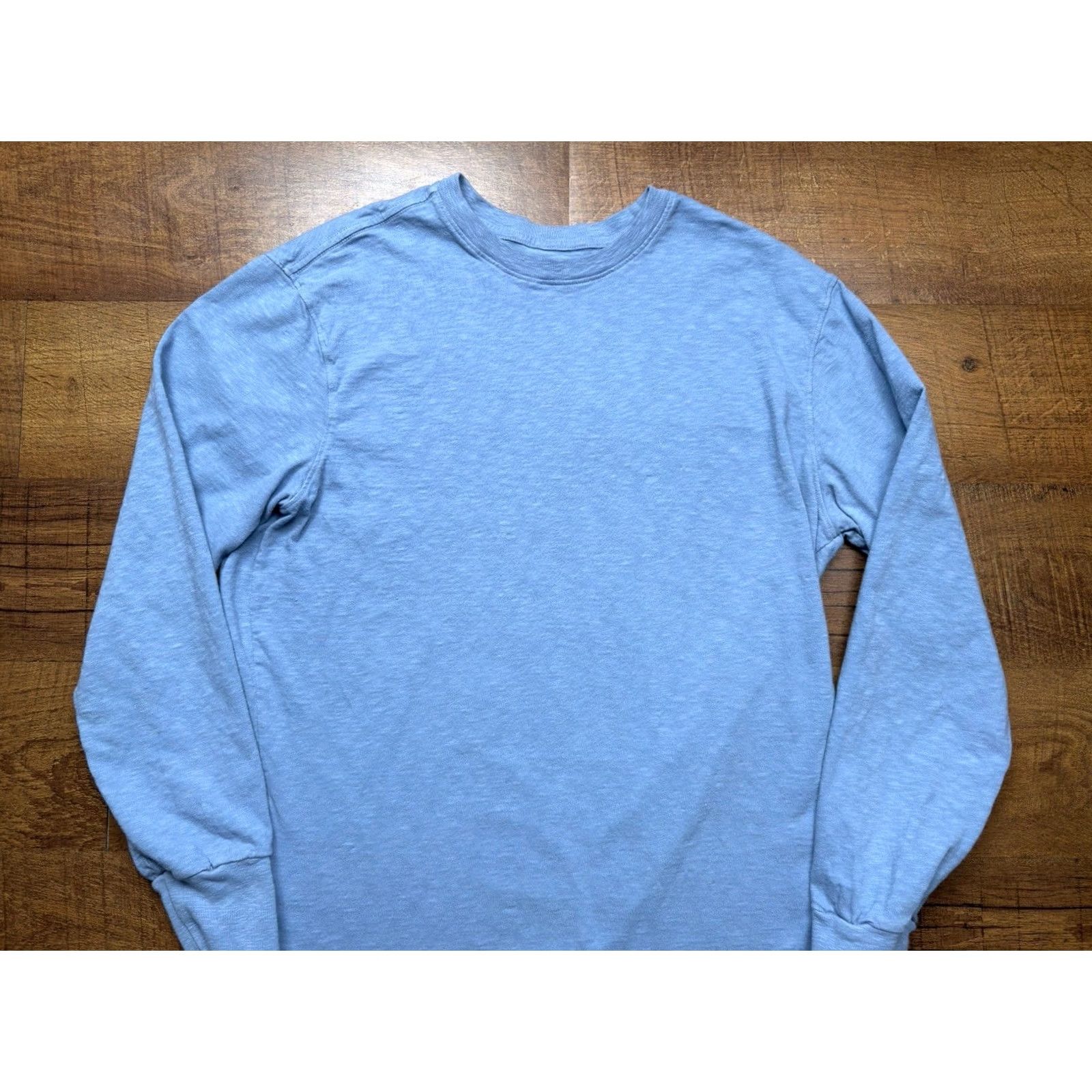 Vintage American Giant Shirt Mens L Blue Crewneck Pullover Size Long Sleeve Tee USA Size US L / EU 52-54 / 3 - 2 Thumbnail