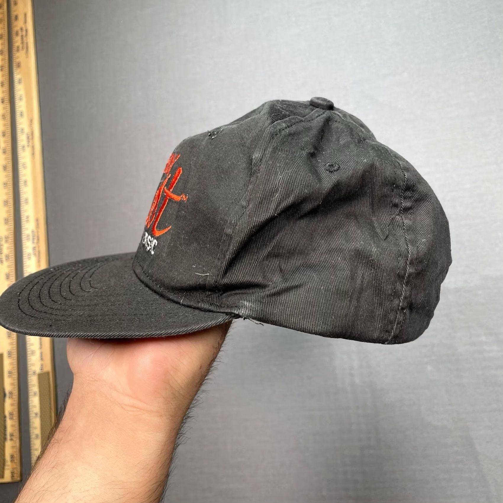 Quest VINTAGE Johnny Quest Hat SnapBack Classic Embroidered Hanna Barbera Hat Black Cotton Twill Adjustable Men Hat Size ONE SIZE - 3 Thumbnail