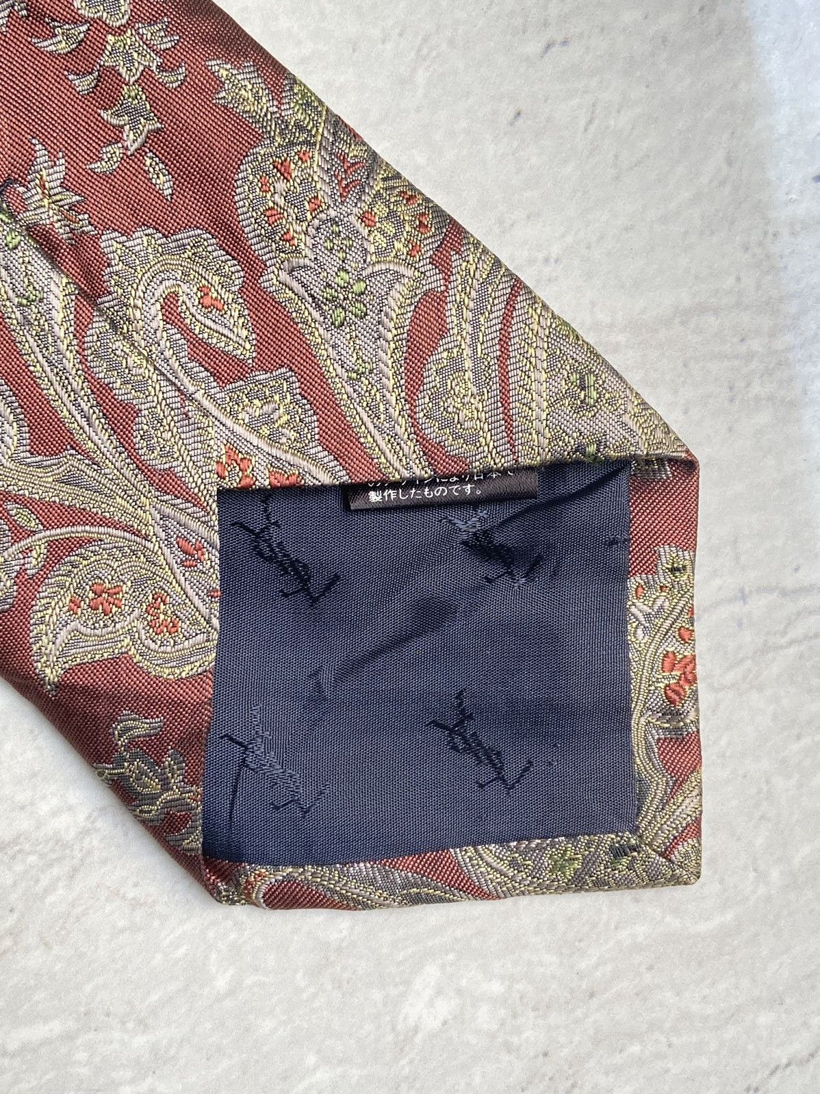 Yves Saint Laurent Yves Saint Laurent Motive Tie Size ONE SIZE - 4 Thumbnail