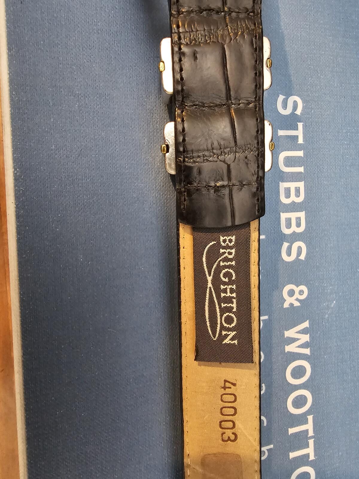 Brighton Brighton Belt Black Womens 40" Long Leather #488 Size ONE SIZE - 5 Thumbnail