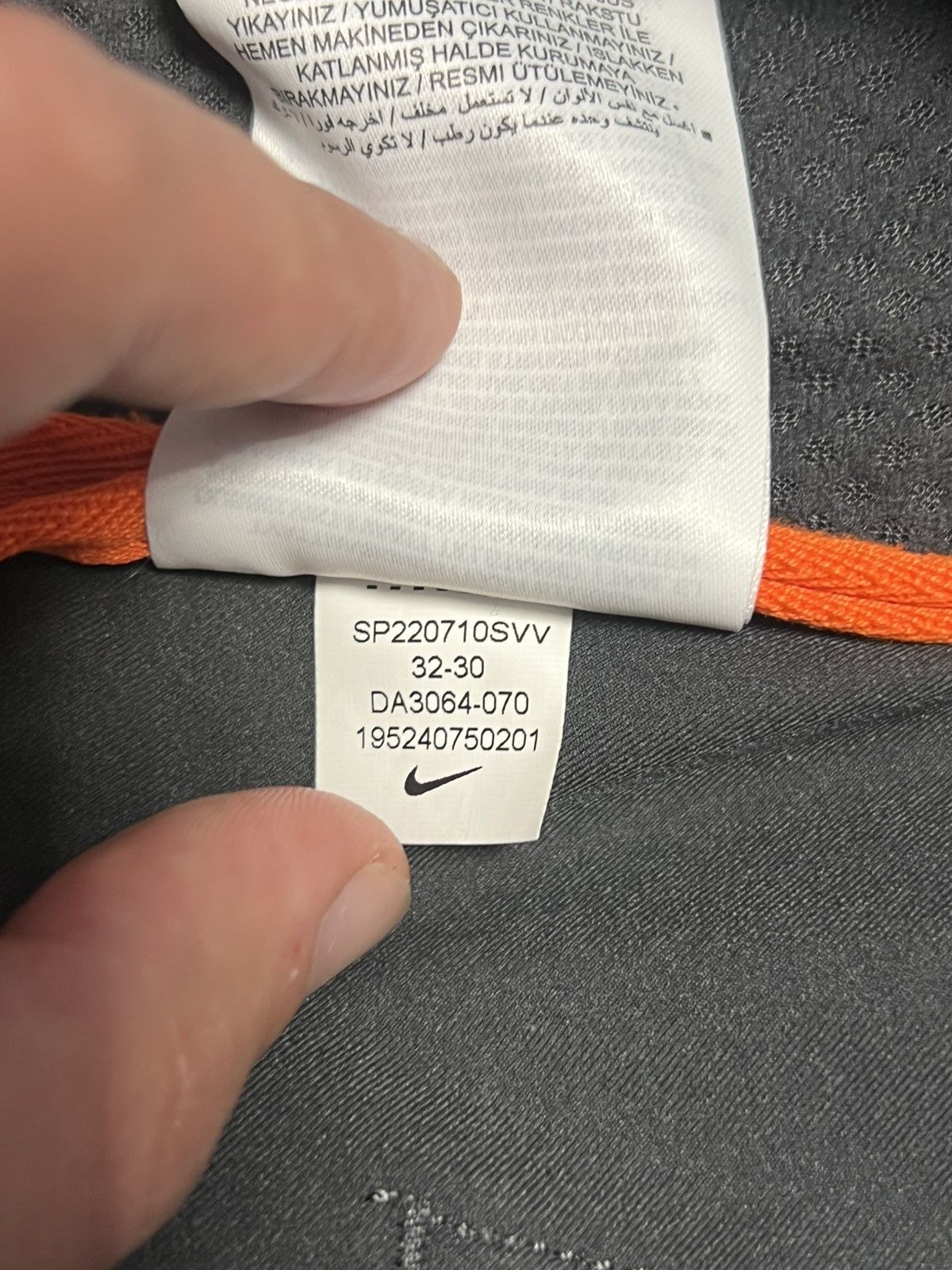 Nike NIKE DRI-FIT Repel 5 Pocket Slim Fit Golf Pants Dark Smoke Size US 32 / EU 48 - 18 Thumbnail