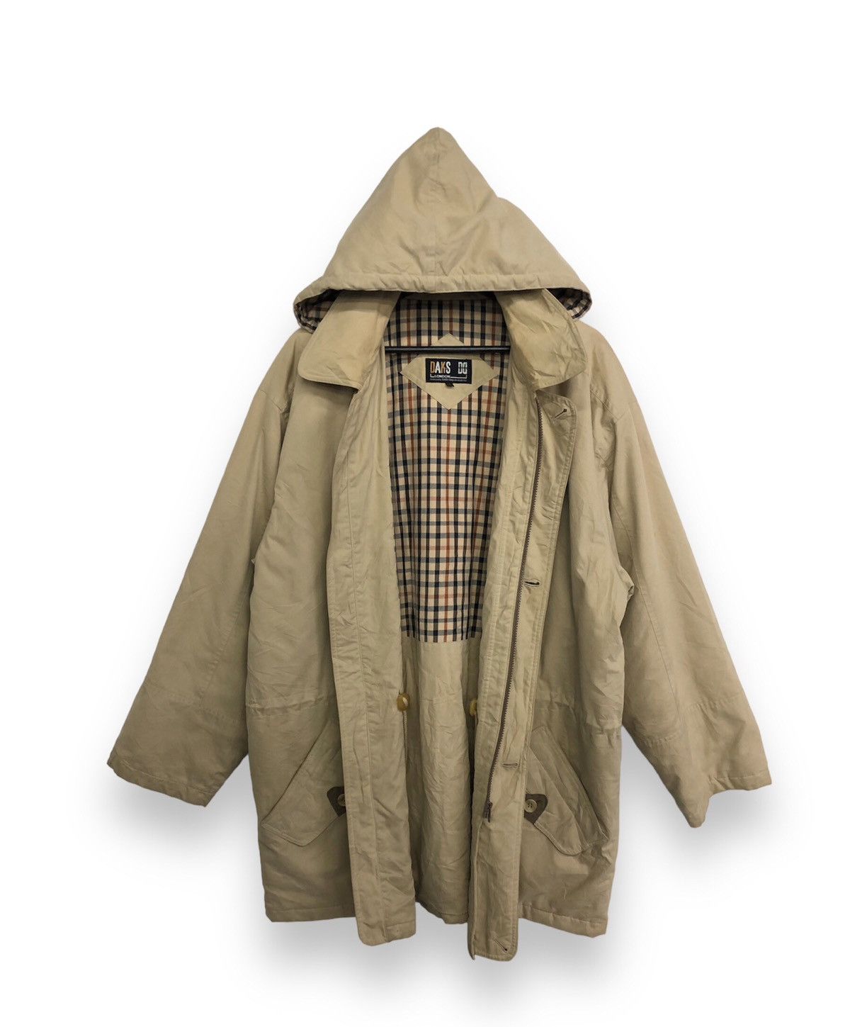 DAKS Vintage Daks London Hooded Parka Jacket Size US XL / EU 56 / 4 - 1 Thumbnail