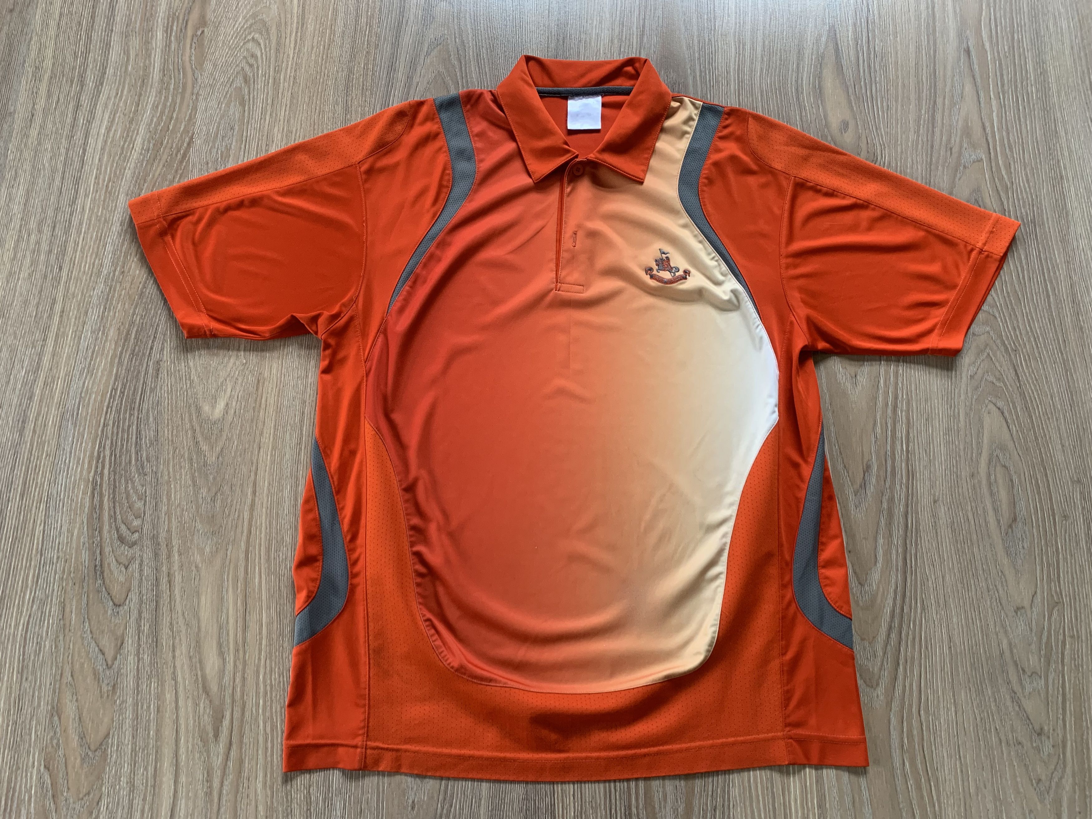 Other Vintage Orange Bon Crete Embroidered Logo Polo Shirt Size US L / EU 52-54 / 3 - 2 Thumbnail