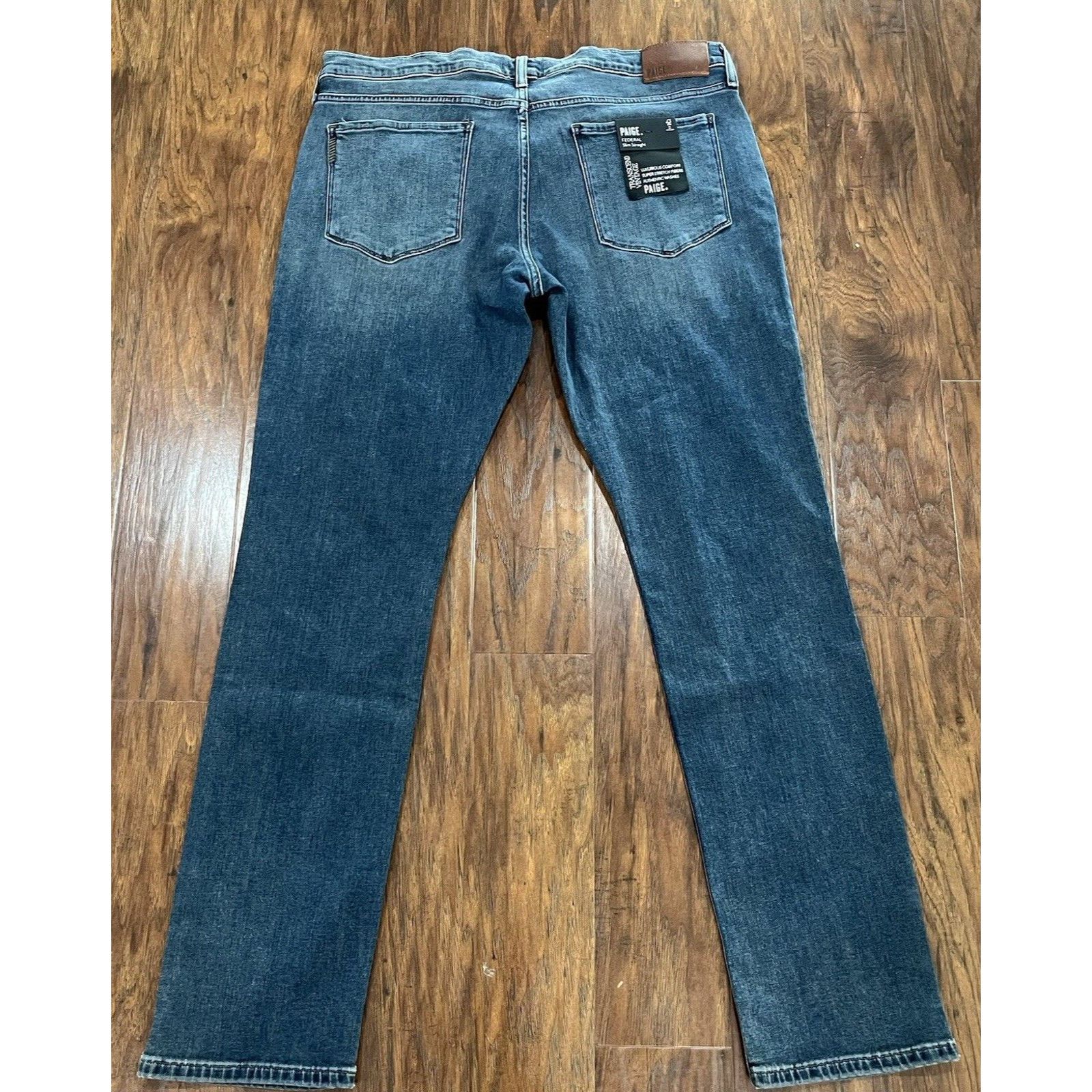 Paige Paige Jeans Men's Transcend Federal Slim Straight Size 36x32 Size US 36 / EU 52 - 2 Thumbnail