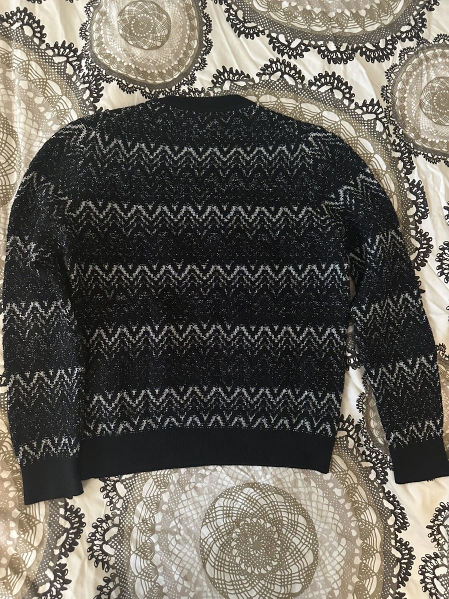 Saint Laurent Paris Zig Zag Sweater Size US L / EU 52-54 / 3 - 2 Thumbnail
