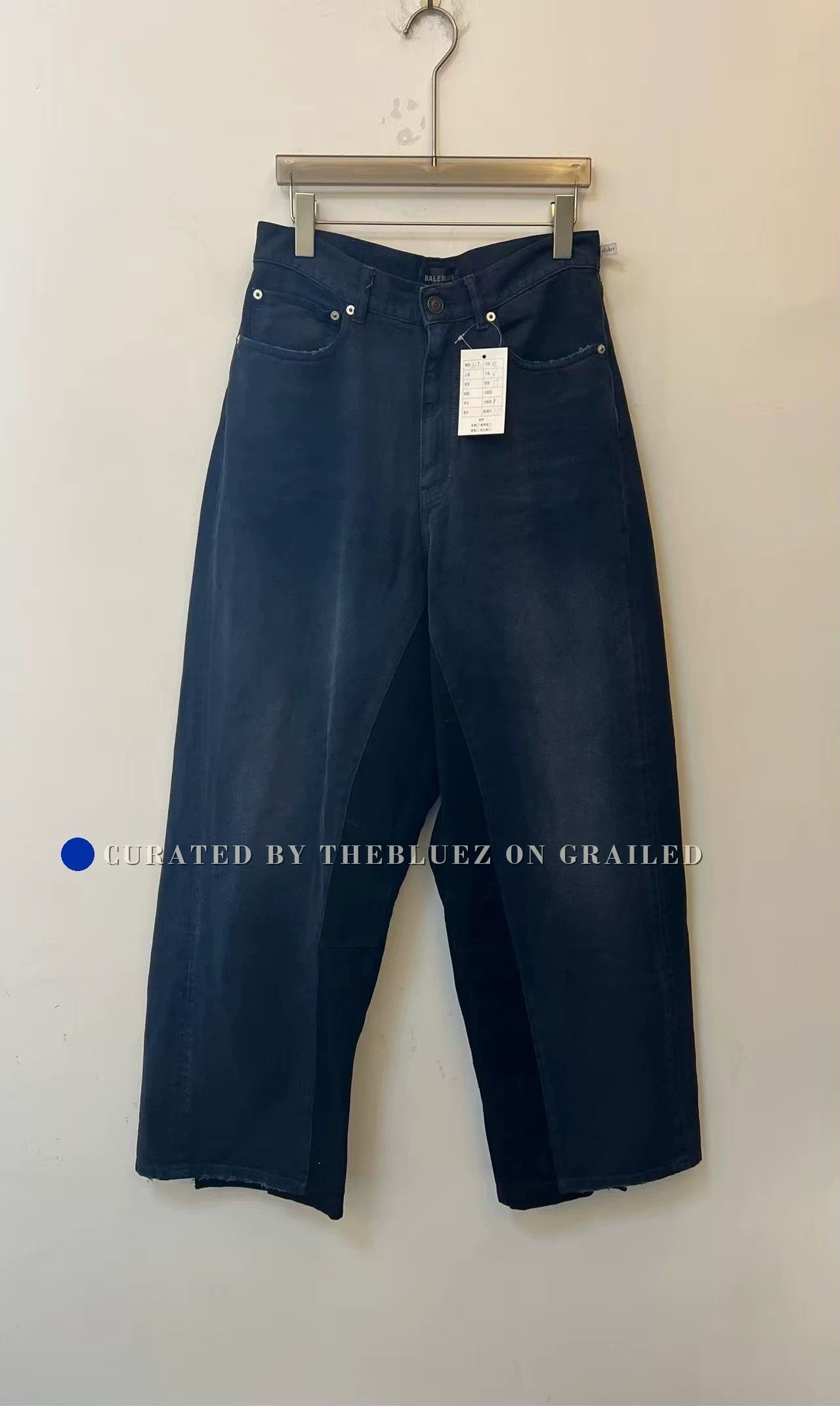 Balenciaga Balenciaga Loose Navy Jeans Size US 32 / EU 48 - 1 Thumbnail