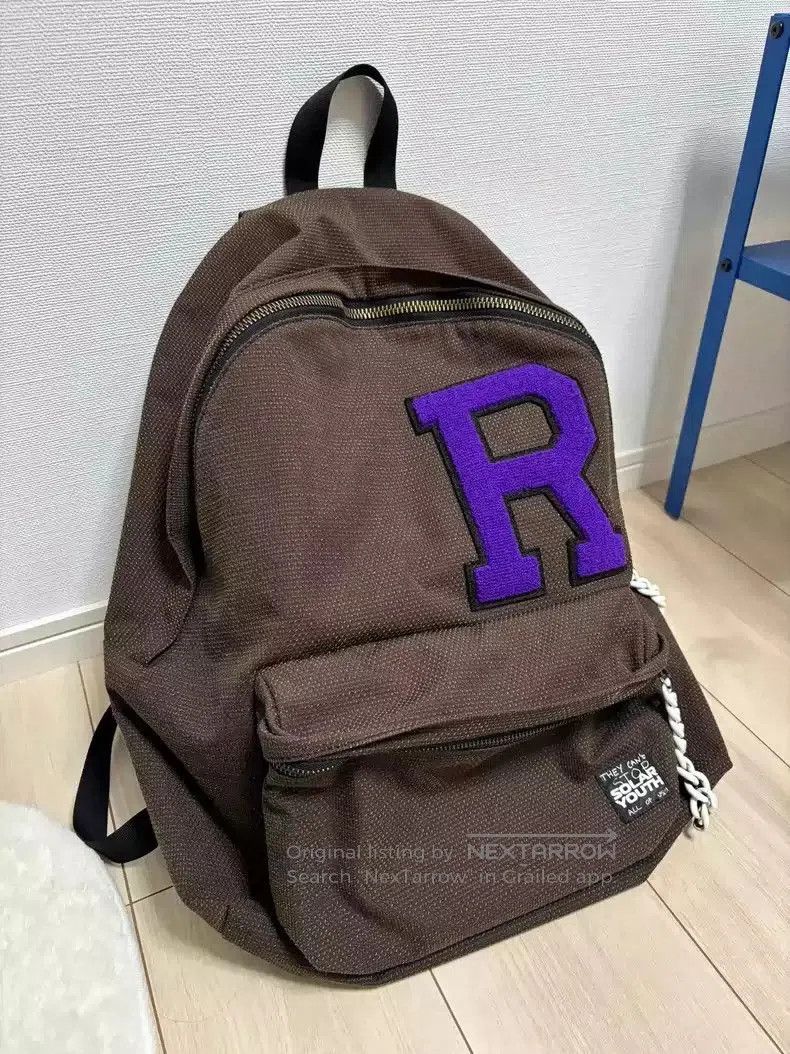 Raf Simons Eastpak flocking r chain bag.