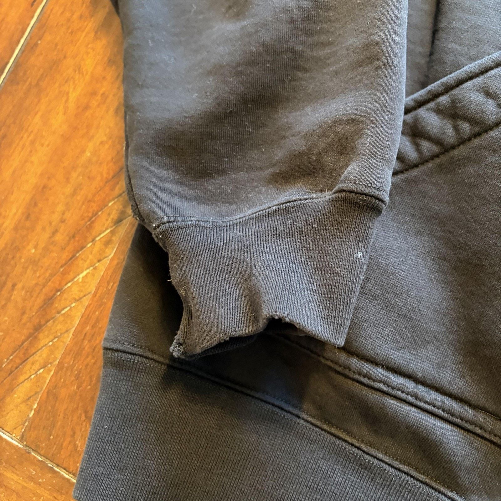 Lands' End Lands' End Hoodie Sweatshirt Mens XL Black Full Zip USA Size US XL / EU 56 / 4 - 7 Thumbnail