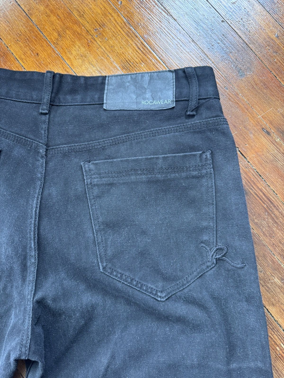 Rocawear Rocawear Black Denim Shorts Size US 38 / EU 54 - 5 Thumbnail