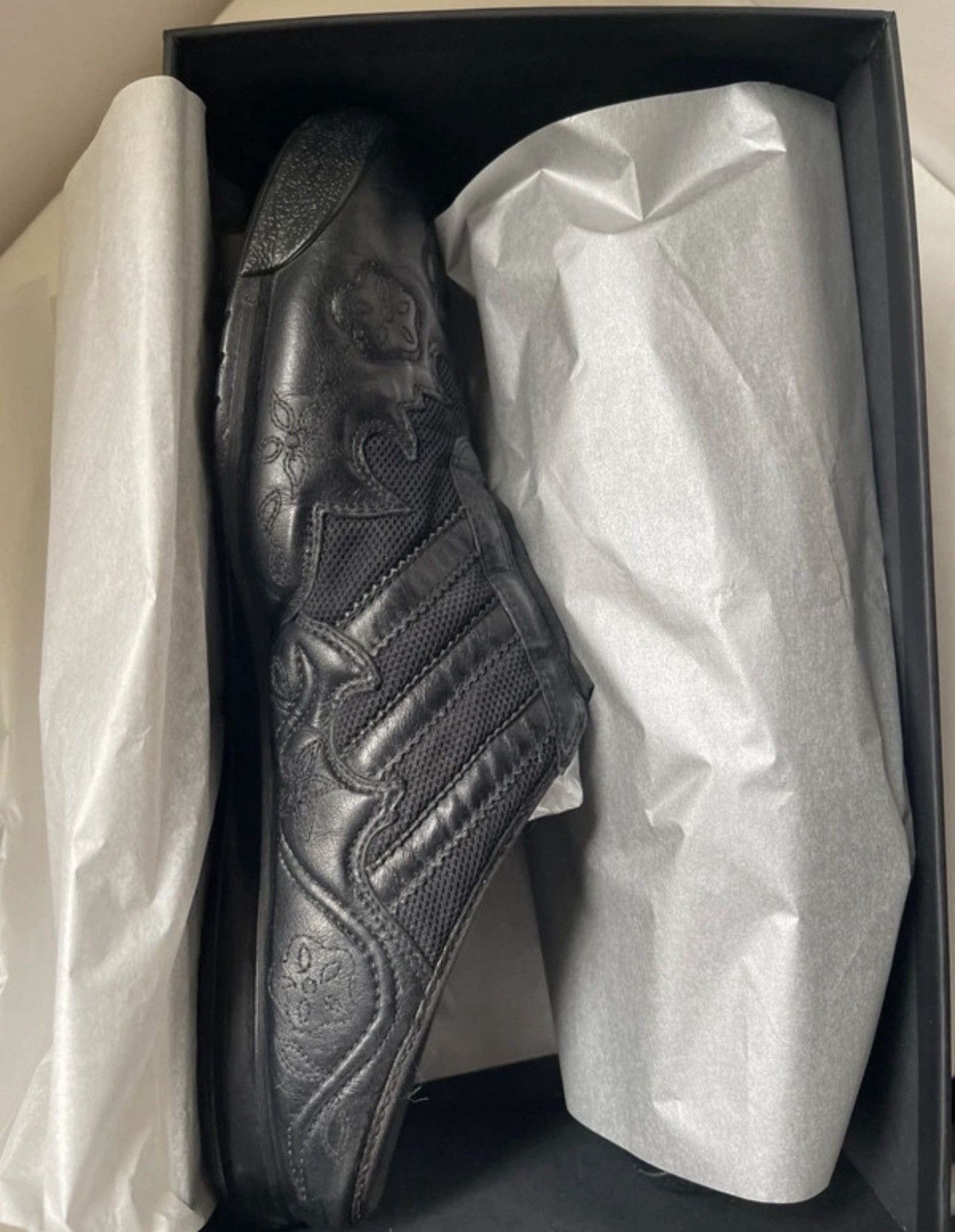 Yohji Yamamoto Yohji Yamamoto x Adidas ss2002 Black Floral Mules