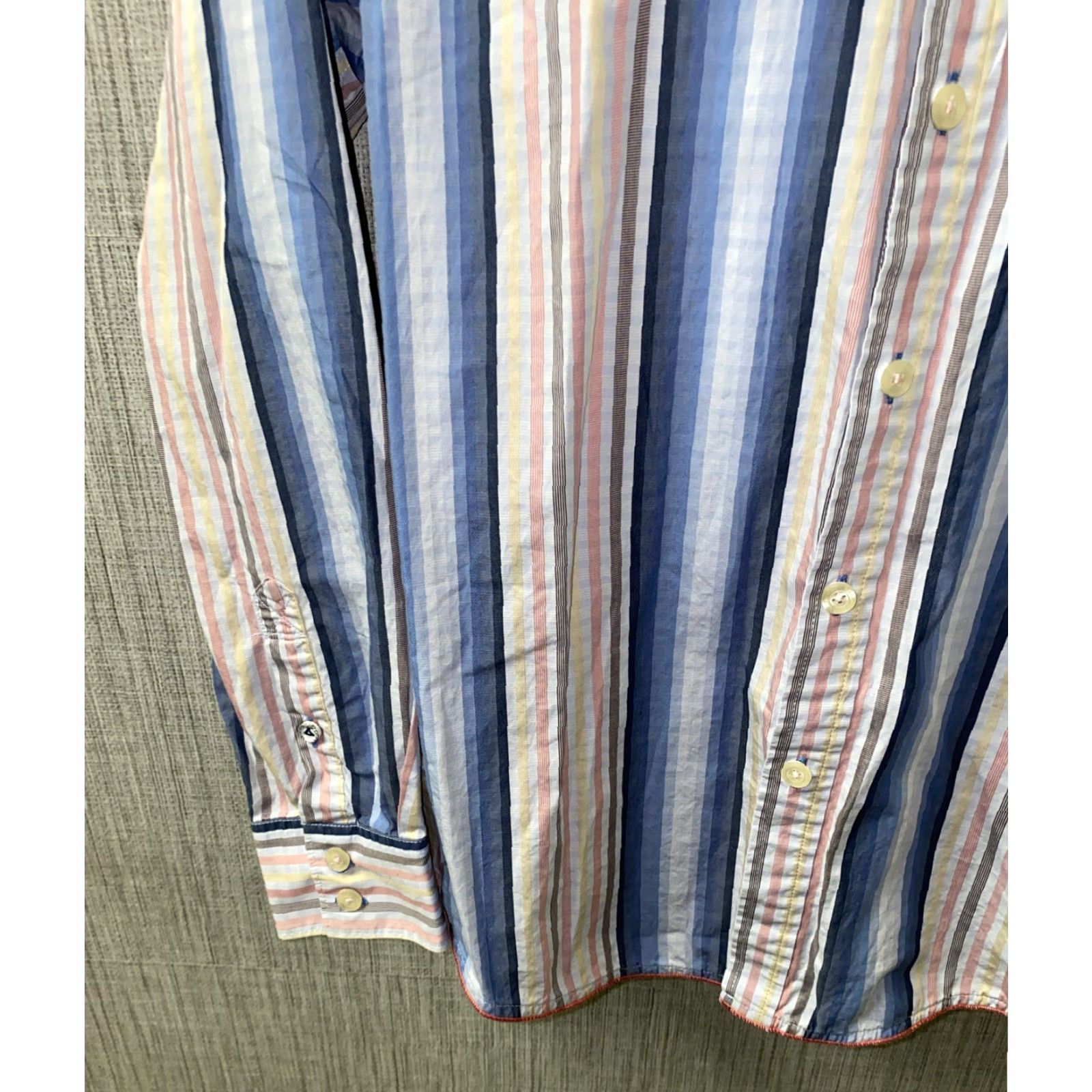 Tommy Bahama Tommy Bahama Shirt Mens Long Sleeve Button Up Multicolor Striped Size L Size US L / EU 52-54 / 3 - 4 Thumbnail