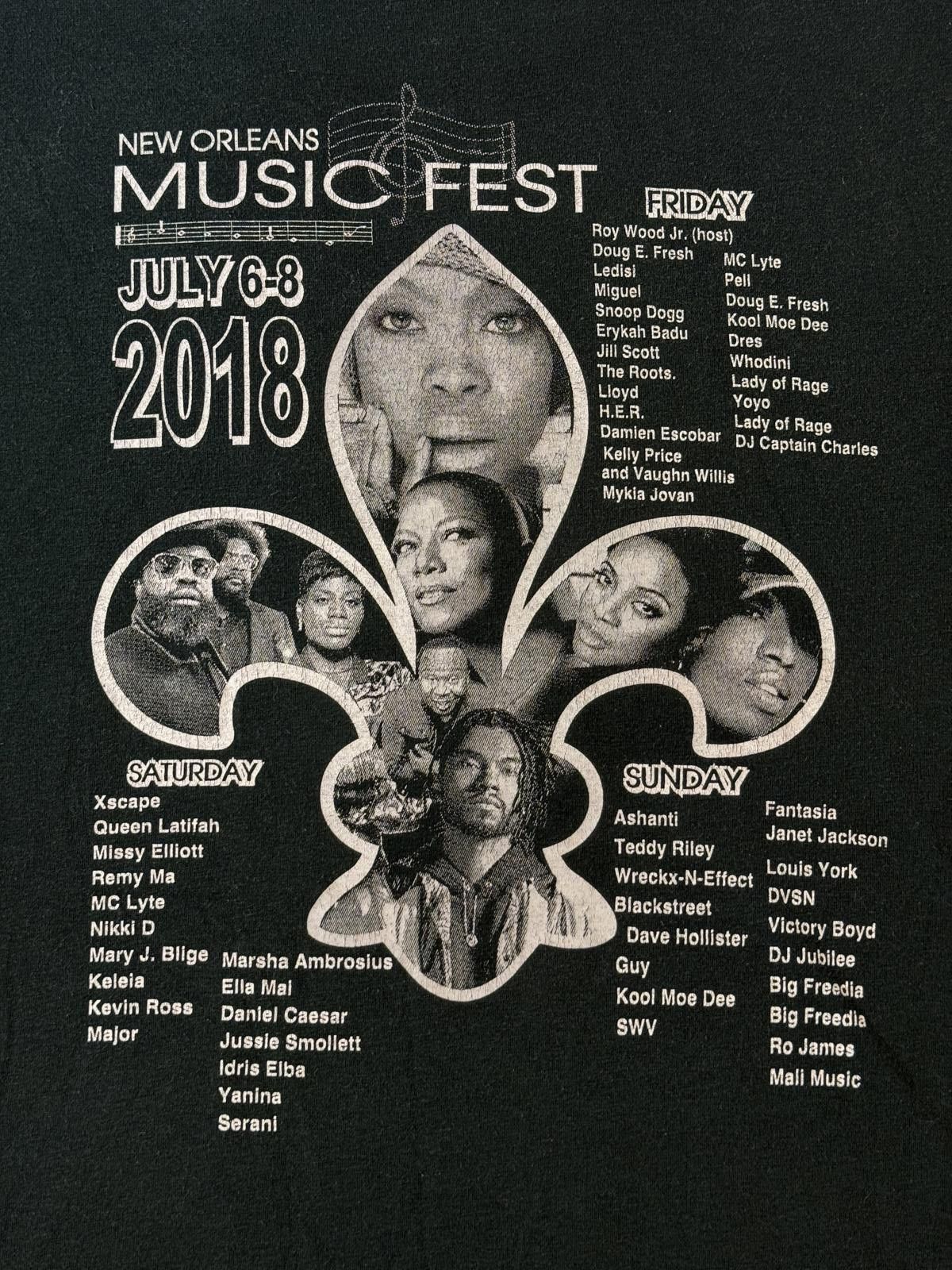 Designer New Orleans Music Festival T-shirt 2018 Janet Jackson Tee XL Size US XL / EU 56 / 4 - 4 Thumbnail