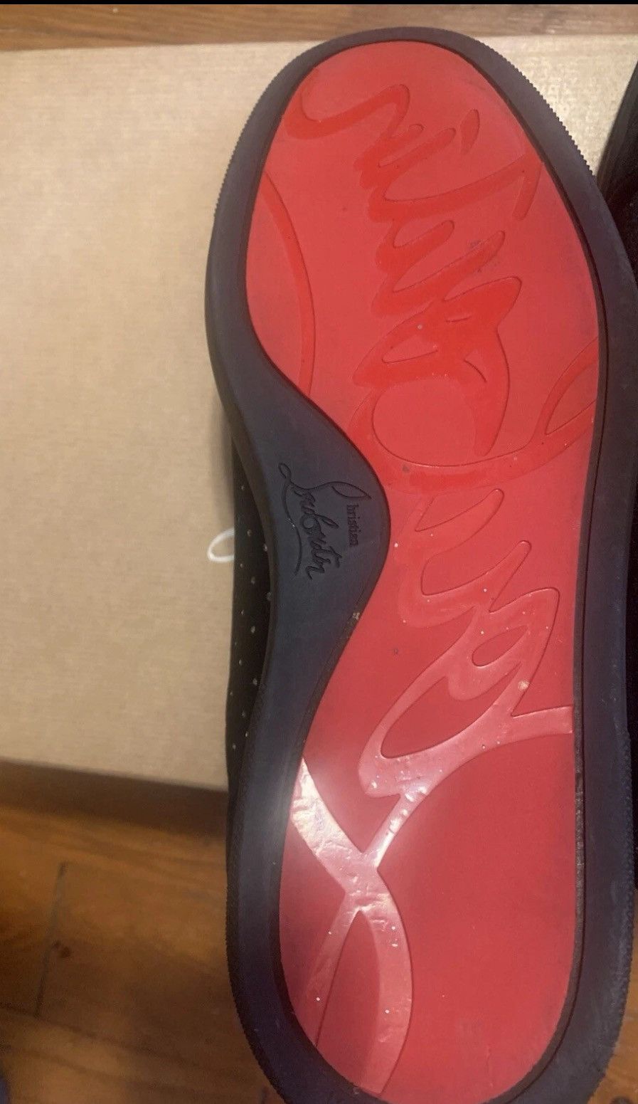 Christian Louboutin Christian Louboutin Fun Louis Junior “Plum Strass” sneakers. Size US 8 / EU 41 - 10 Thumbnail